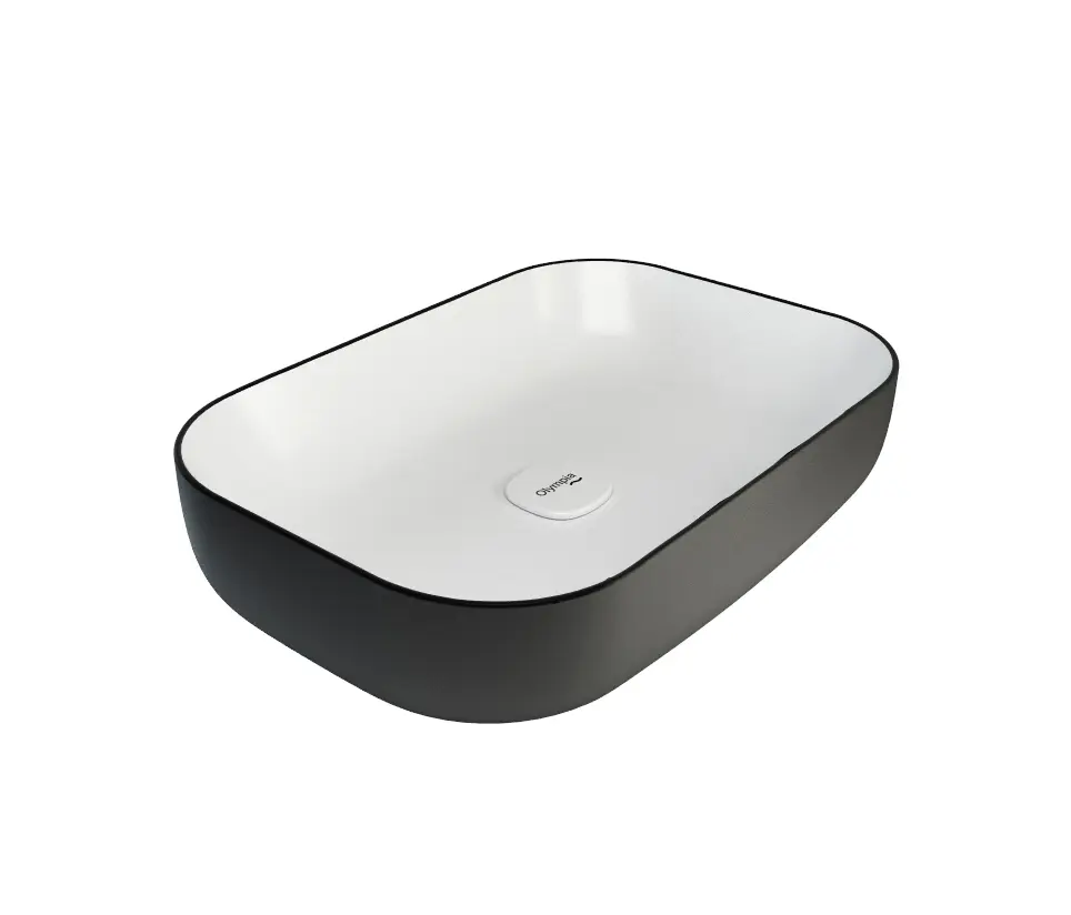 Olympia Ceramica - Metamorfosi - Rectangular countertop washbasin