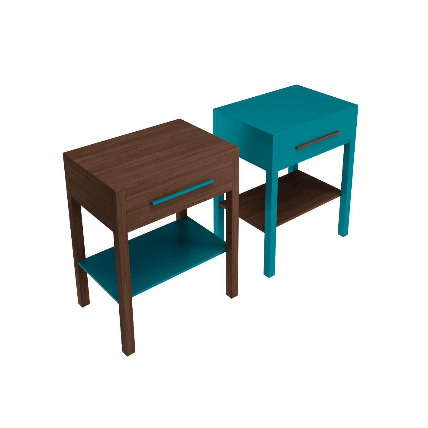Display product Tratto - Free standing wooden forniture with one drawer from manufacturer Olympia Ceramica