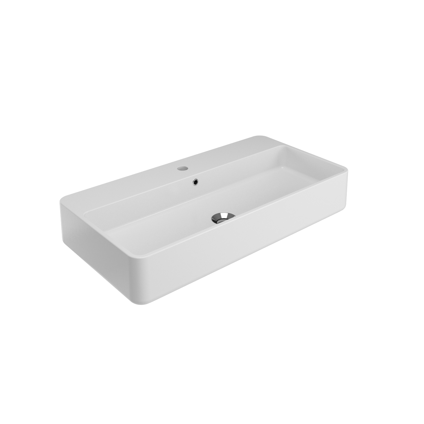 Mostra il prodotto Tratto - lavabo monoforo sospeso del produttore Olympia Ceramica