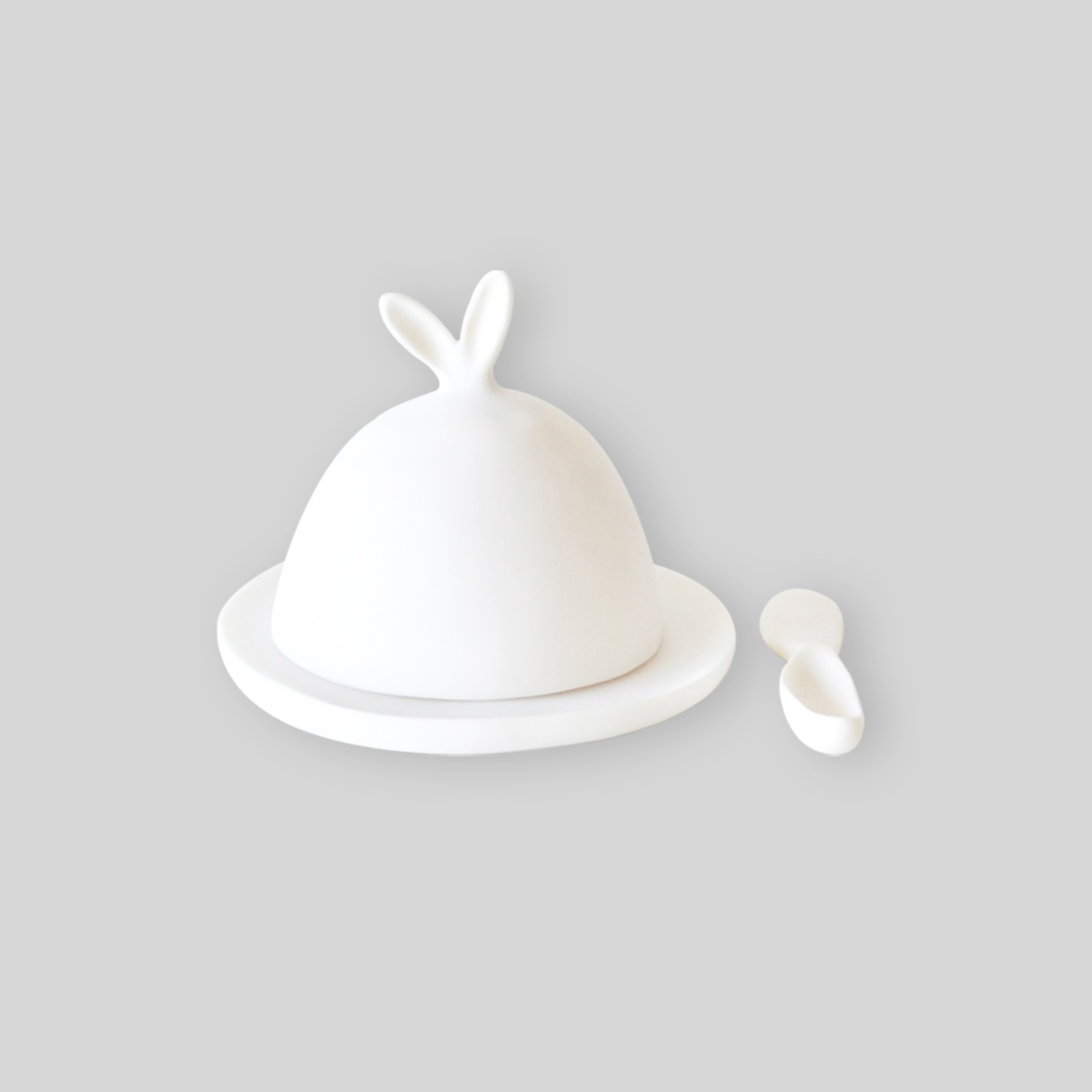 Produkt Lapin | Small Covered Dish Butter Spreader des Herstellers Tina Frey Designs anzeigen
