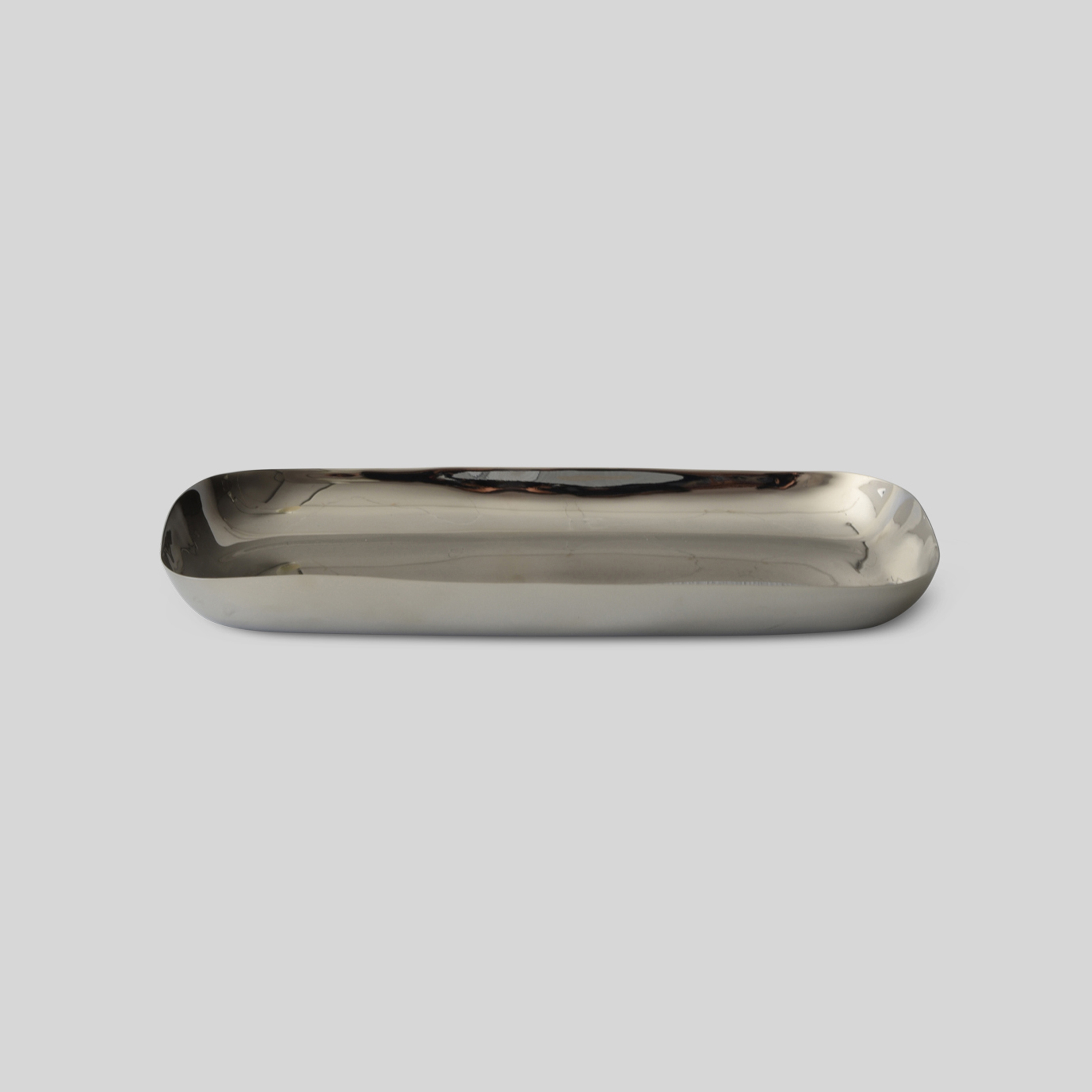 Vertoon produk Square Dish | Large Platter Stainless Steel van vervaardiger Tina Frey Designs