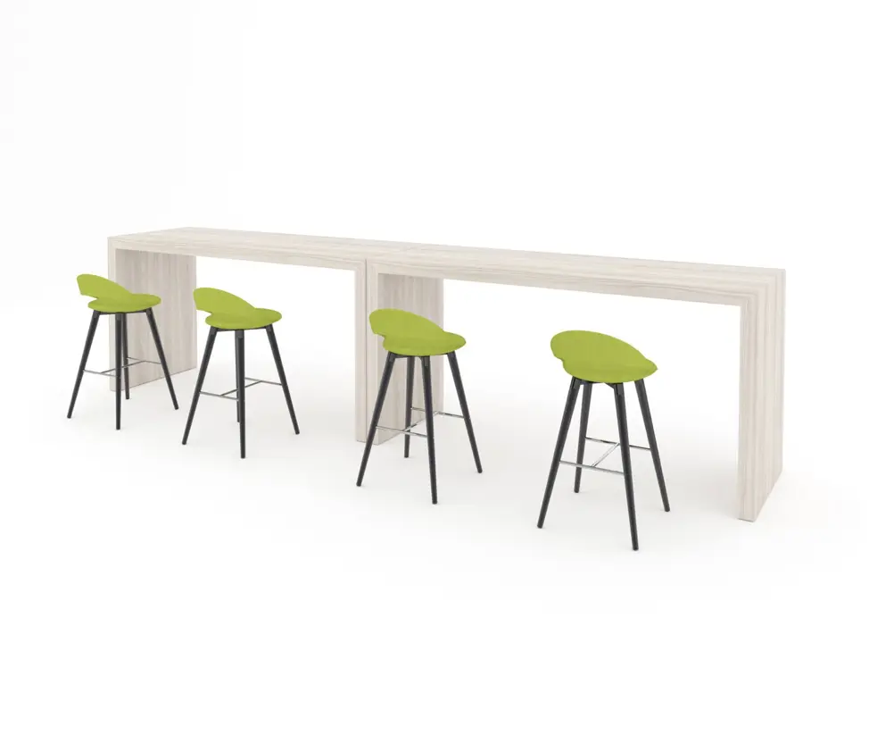 ERG International - Parma bar height table panel table