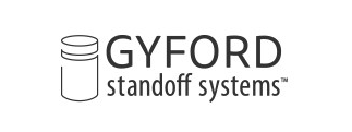 Logo for manufacturer Gyford StandOff Systems®