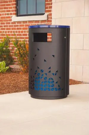 Maglin Site Furniture - MLWR650-32-M-L5-LBE Trash Container