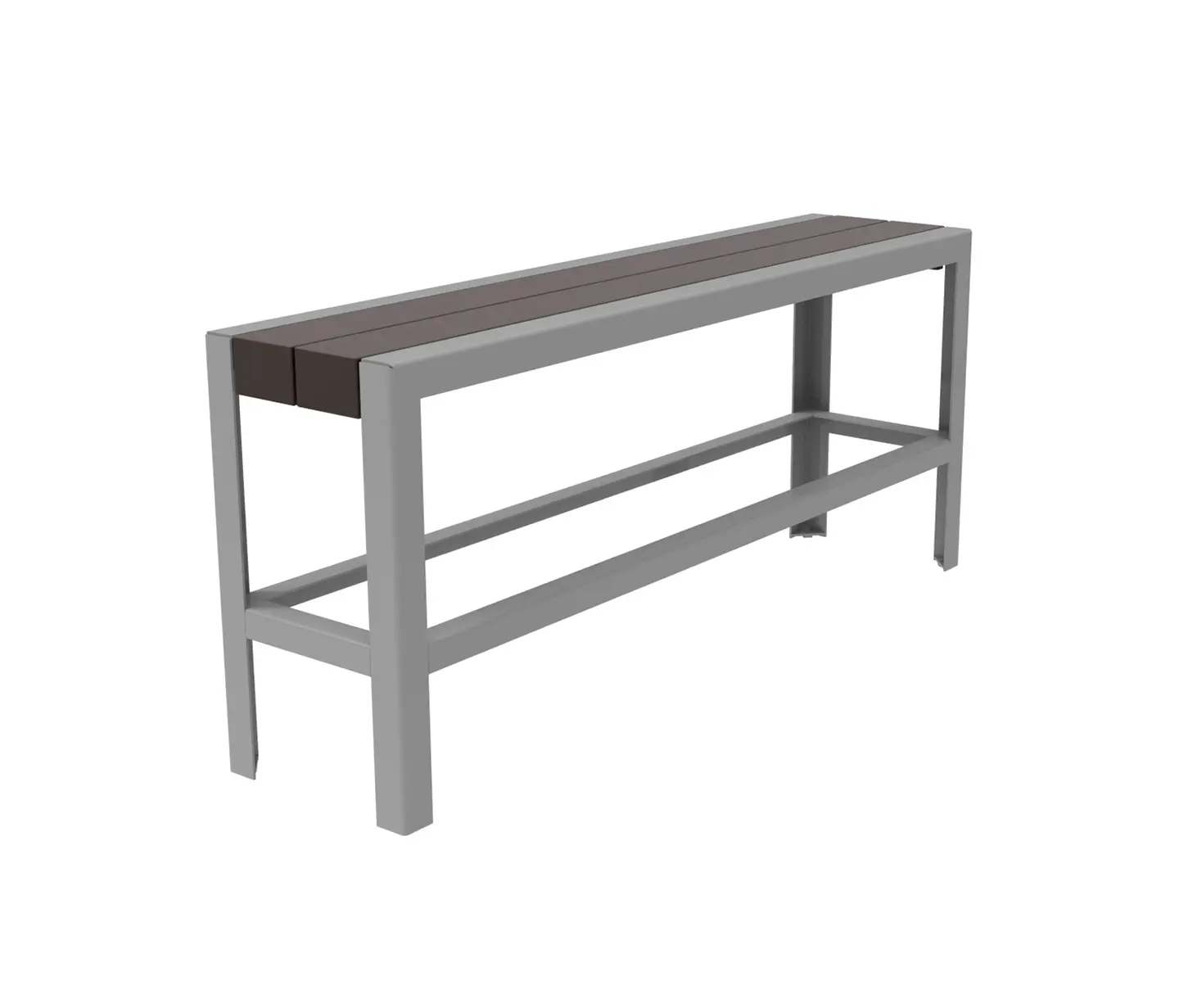 Maglin Site Furniture - MLB1050B-BH-PBN Backless Bar Height Bench