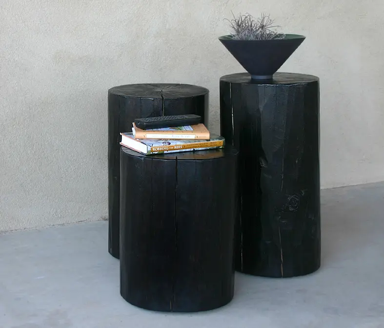 Pfeifer Studio - Lacquered Log Tables