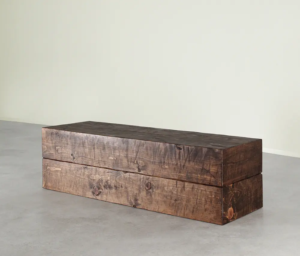 Pfeifer Studio - Sugar Pine Cube Bench
