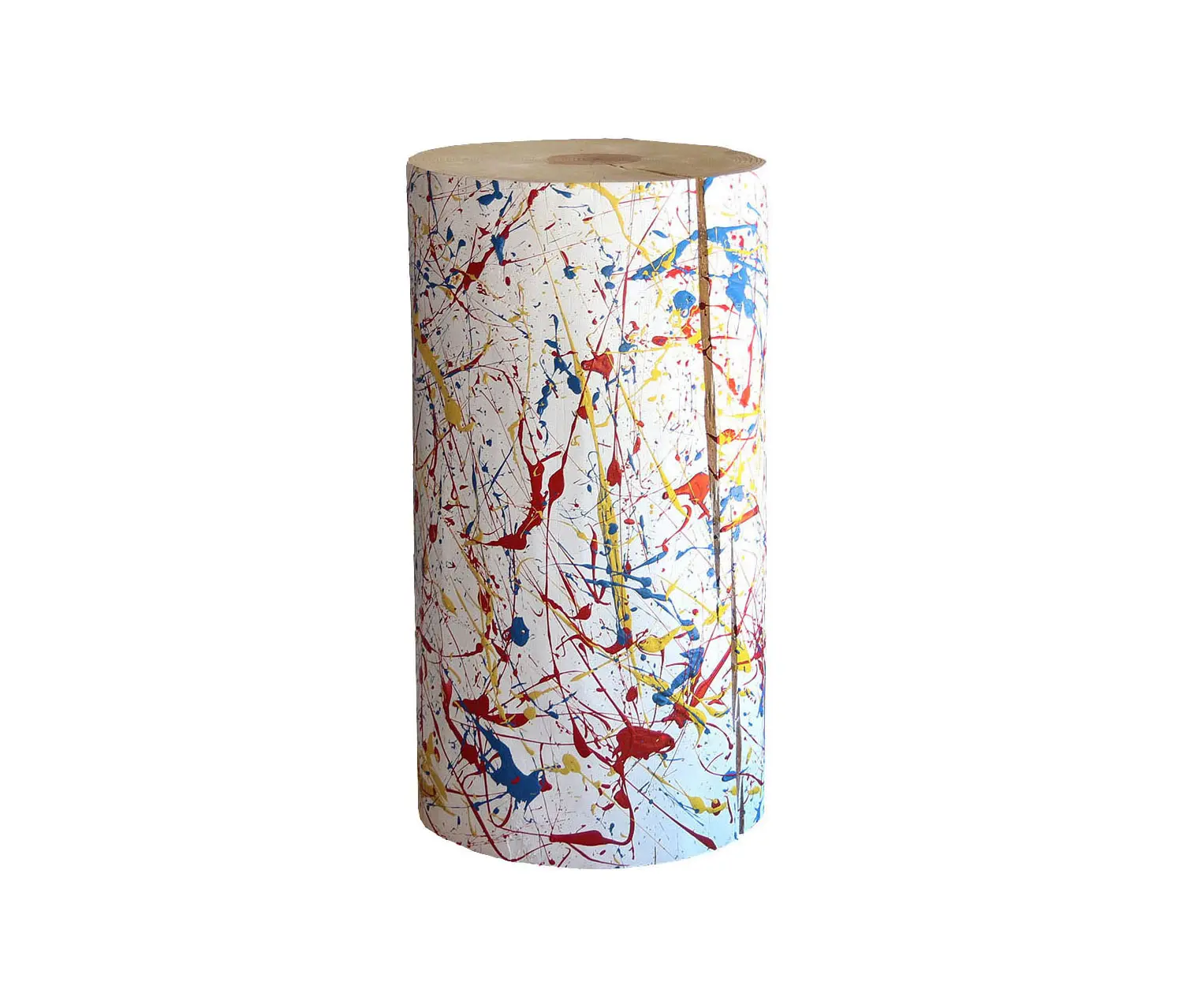 Pfeifer Studio - JP Splatter Painted Log Table