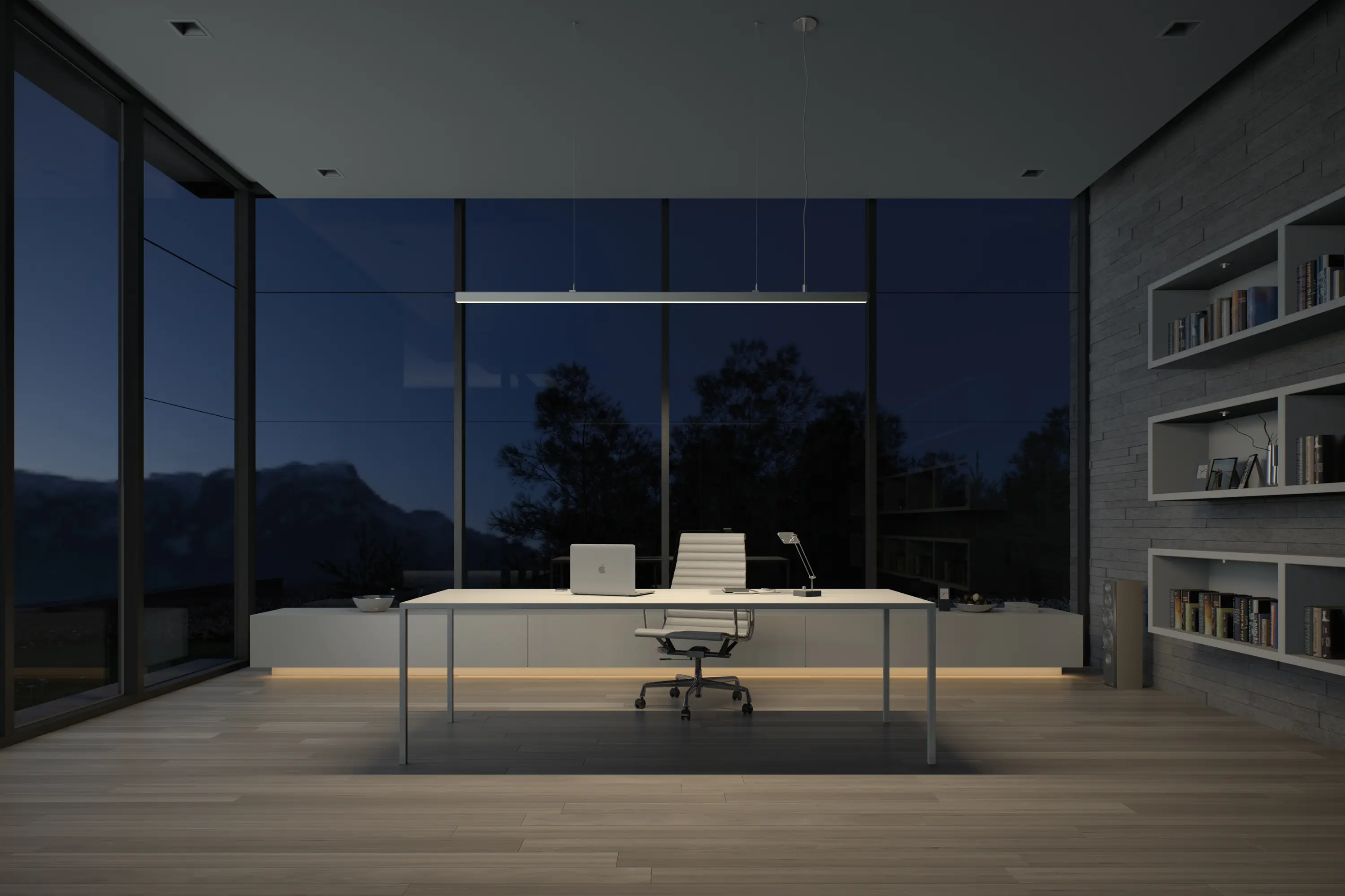MP Lighting - L103 Wall | matte clear anodized