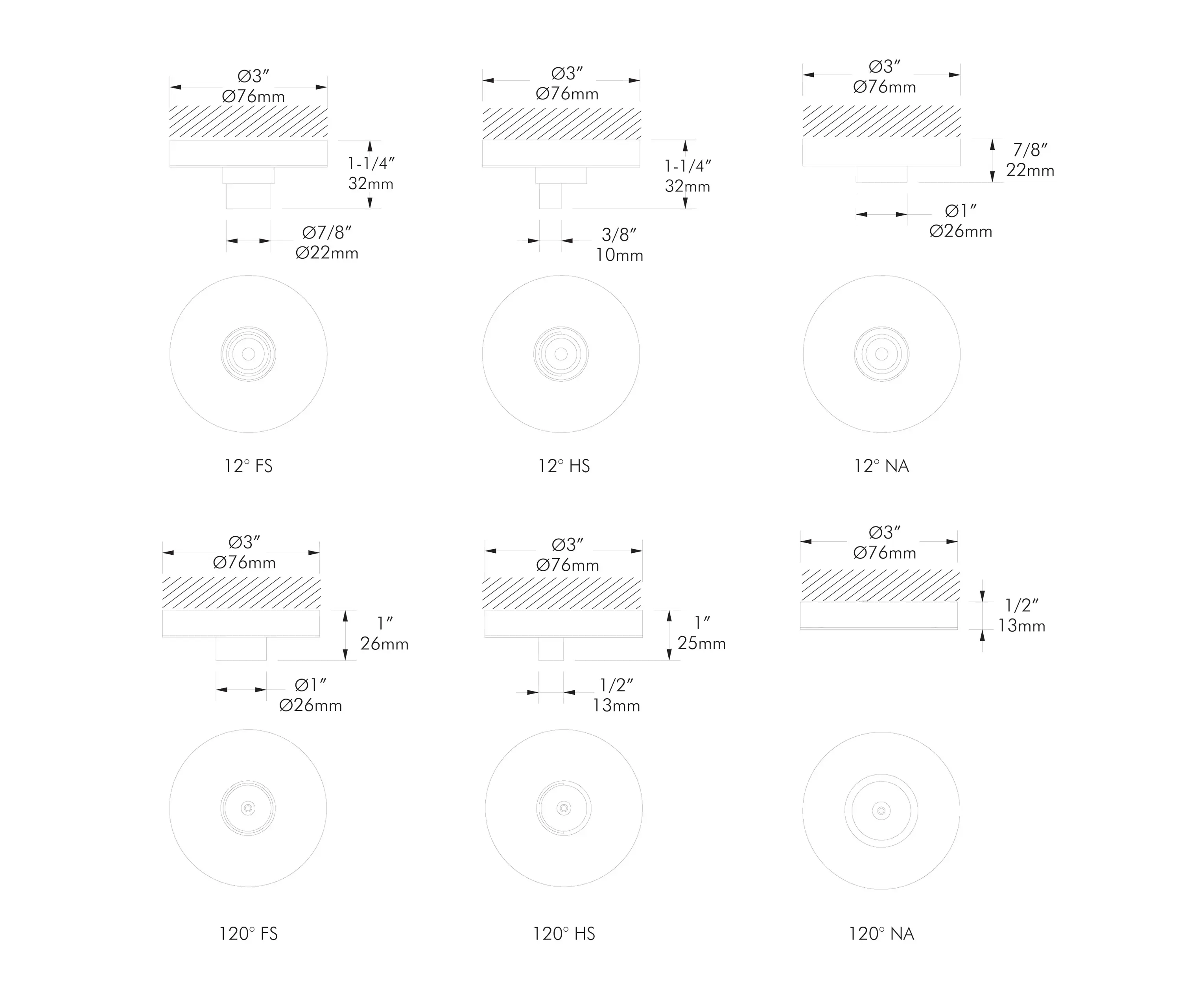 MP Lighting - L64 NA | matte clear anodized