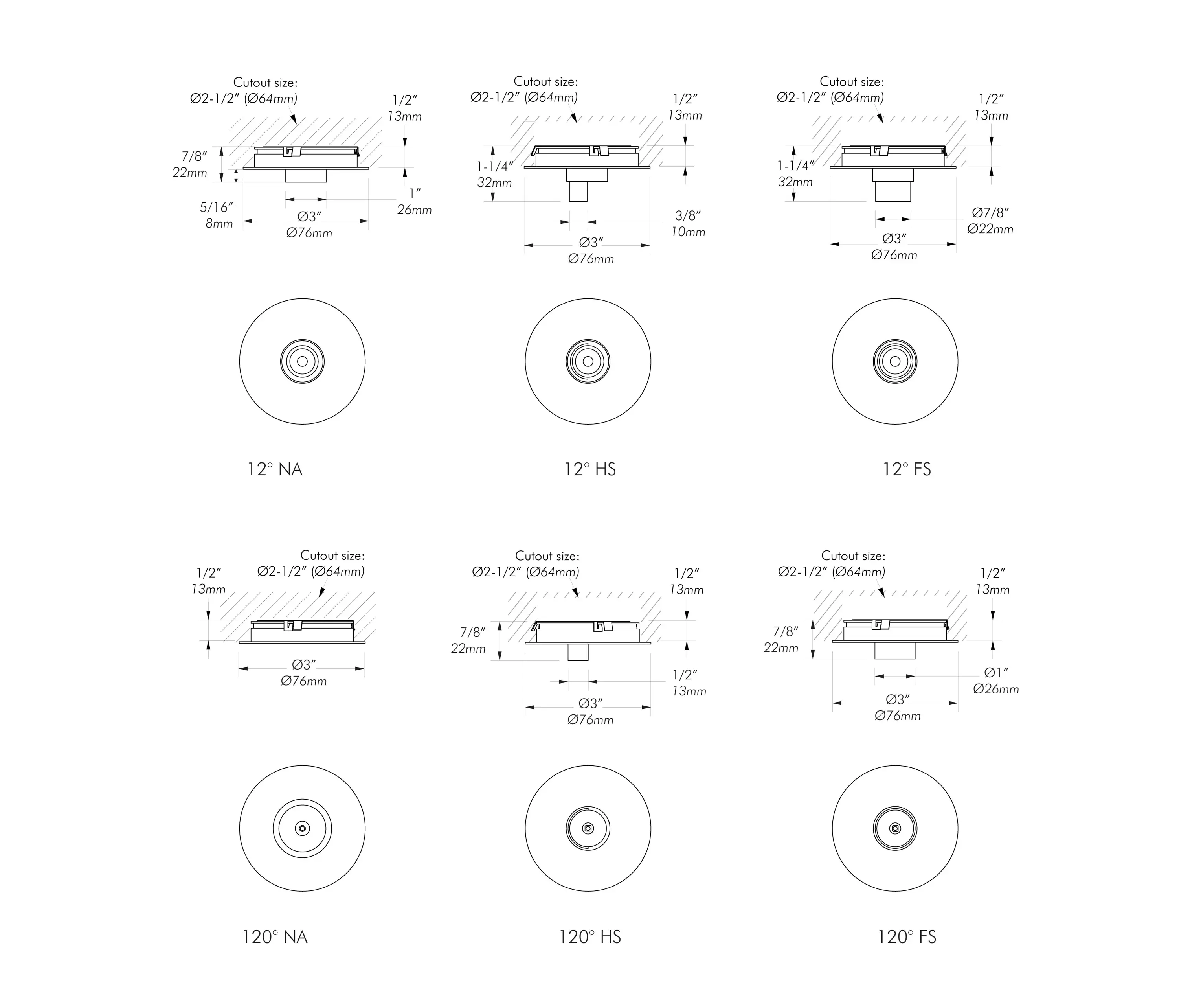 MP Lighting - L65 LHS | matte clear anodized