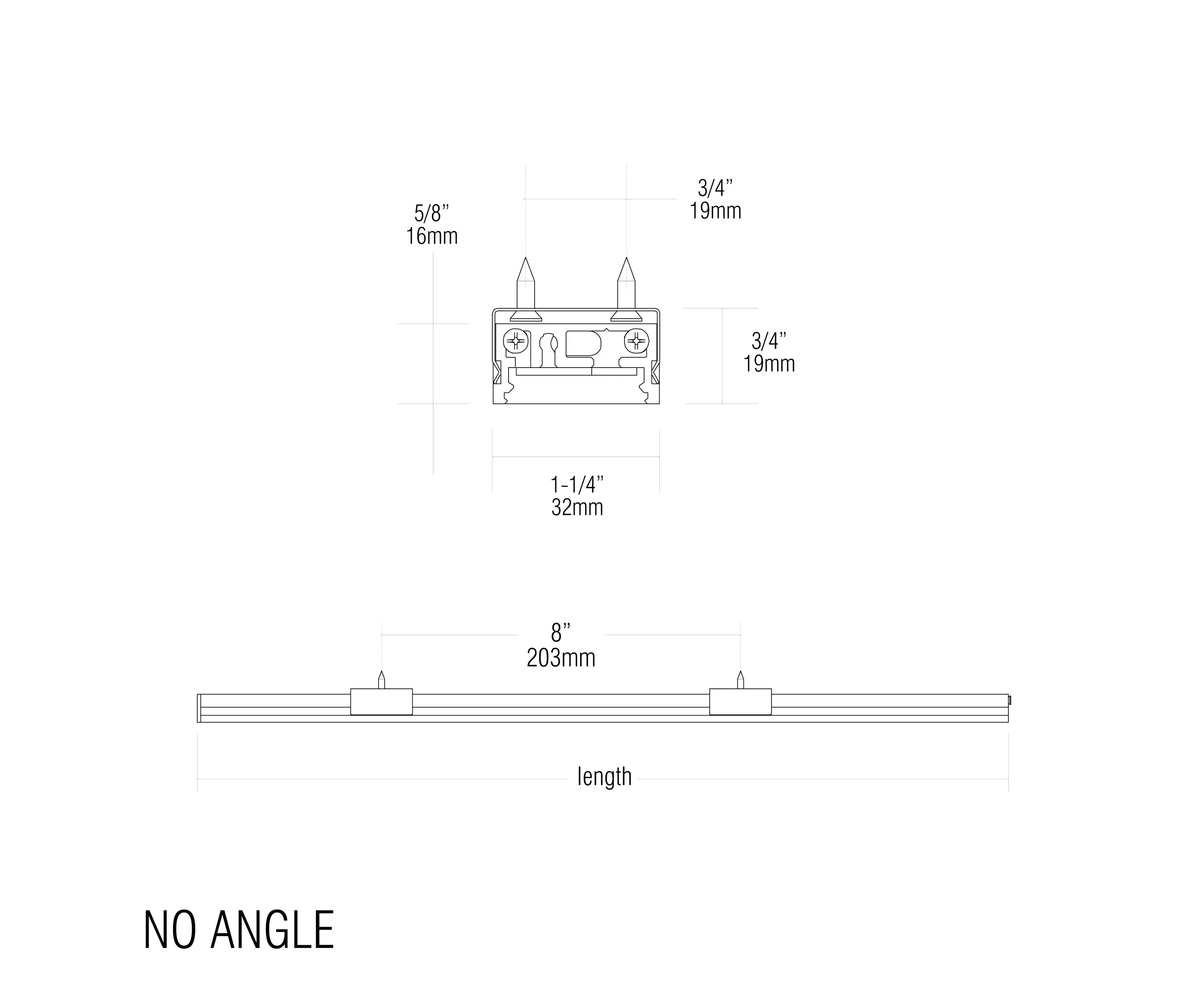 MP Lighting - L107 N | matte clear anodized