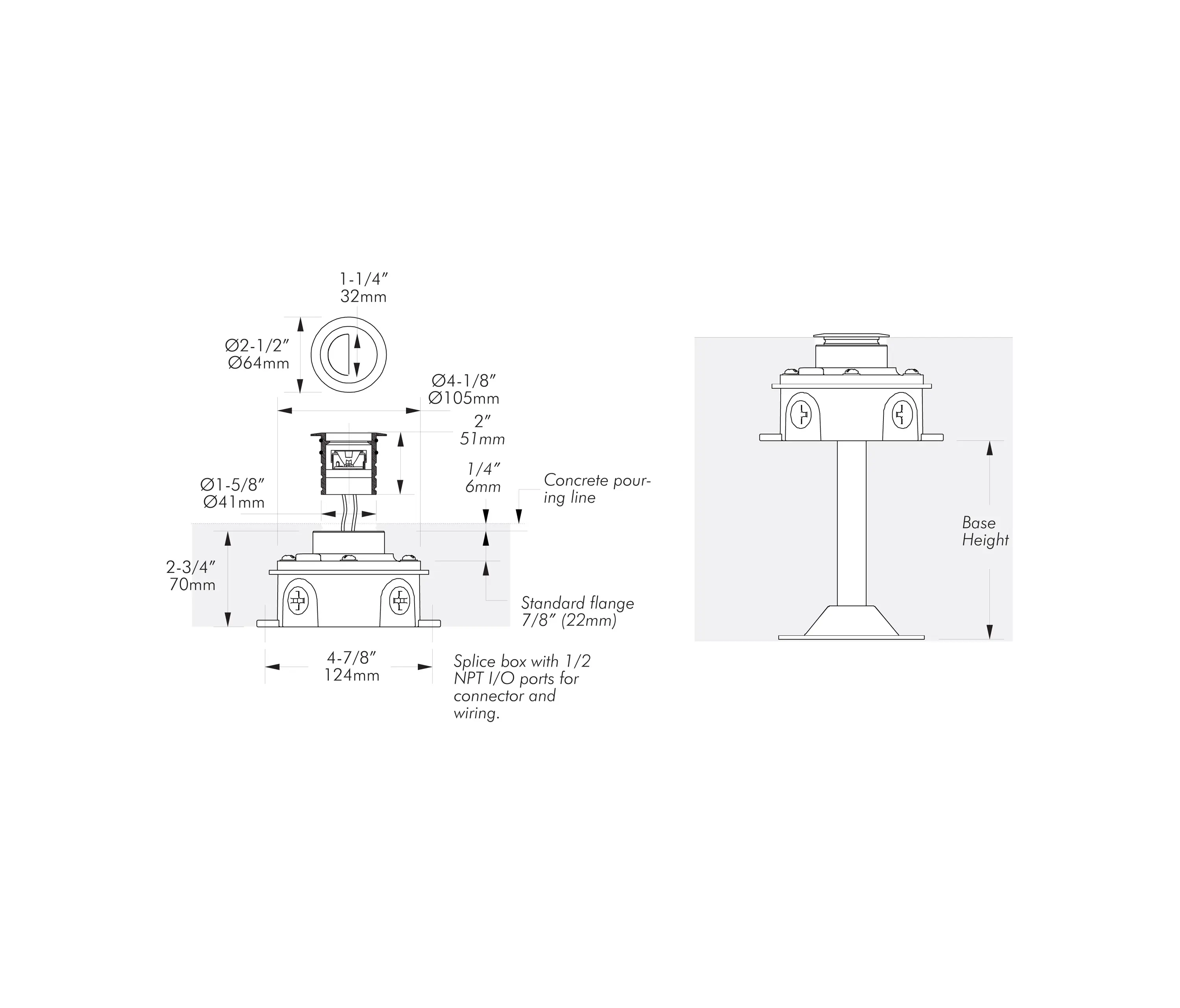 MP Lighting - L300 | matte clear anodized