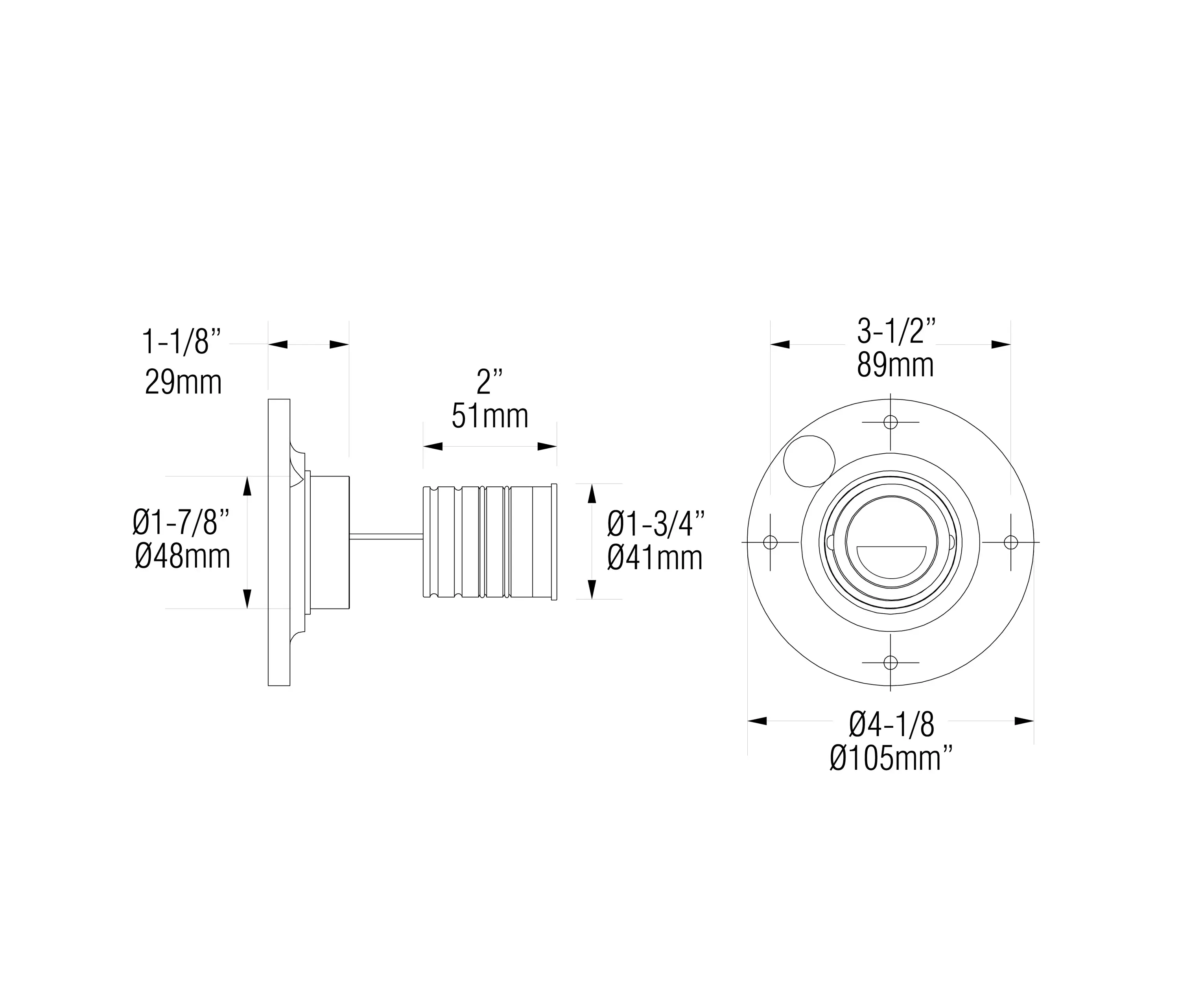 MP Lighting - L307-L301 | matte clear anodized
