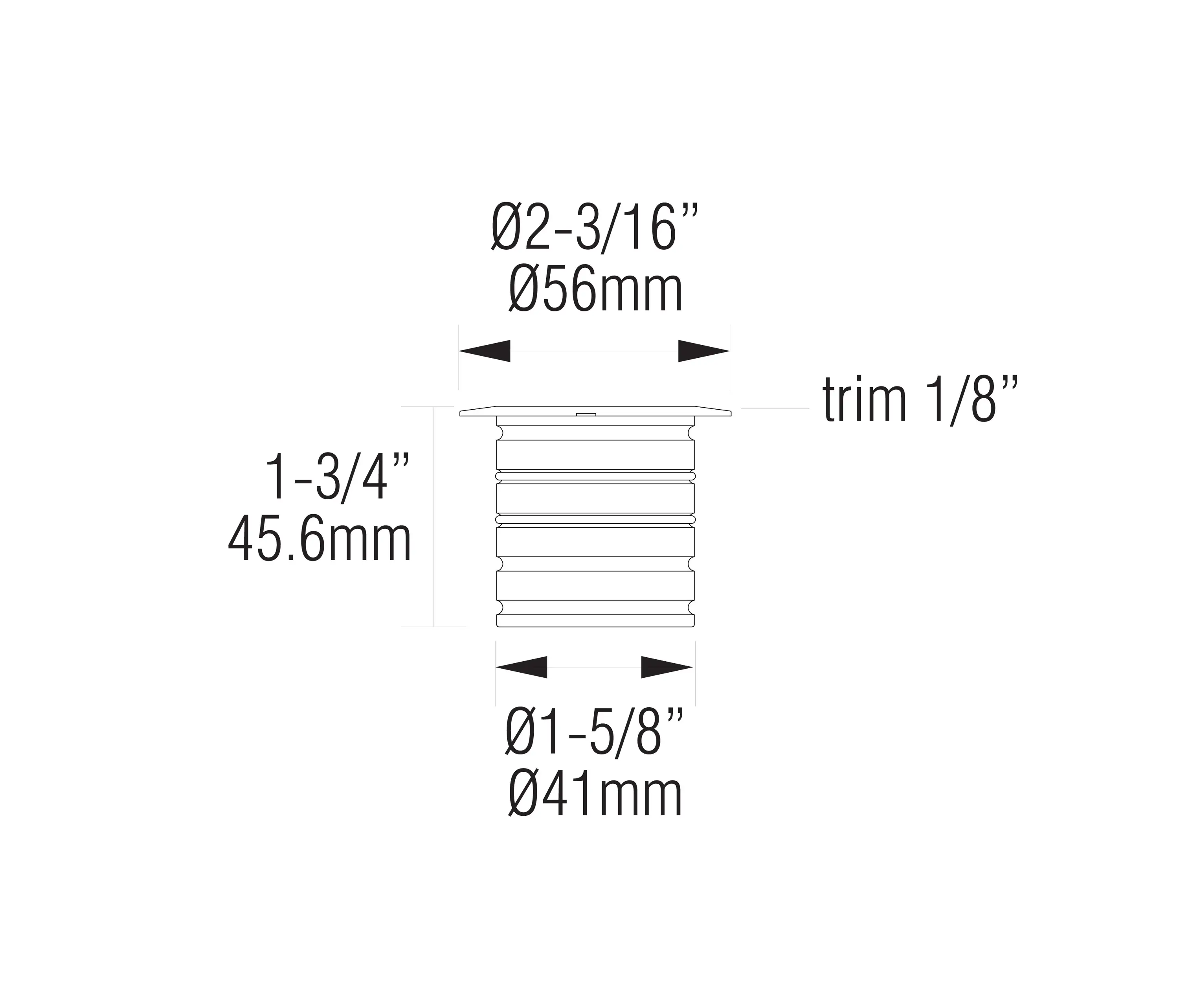 MP Lighting - L321-L301 | matte clear anodized