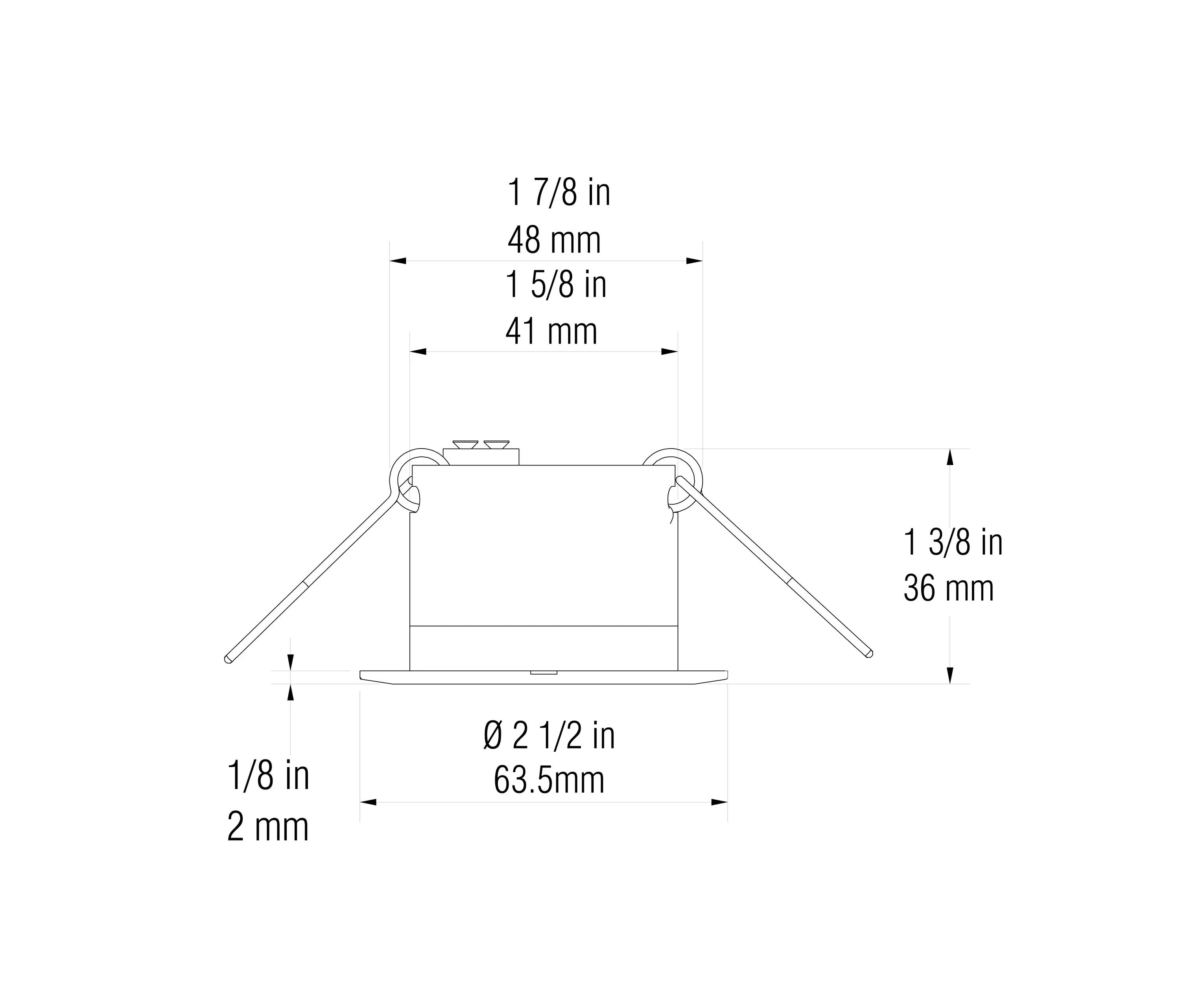 MP Lighting - L502 | matte clear anodized