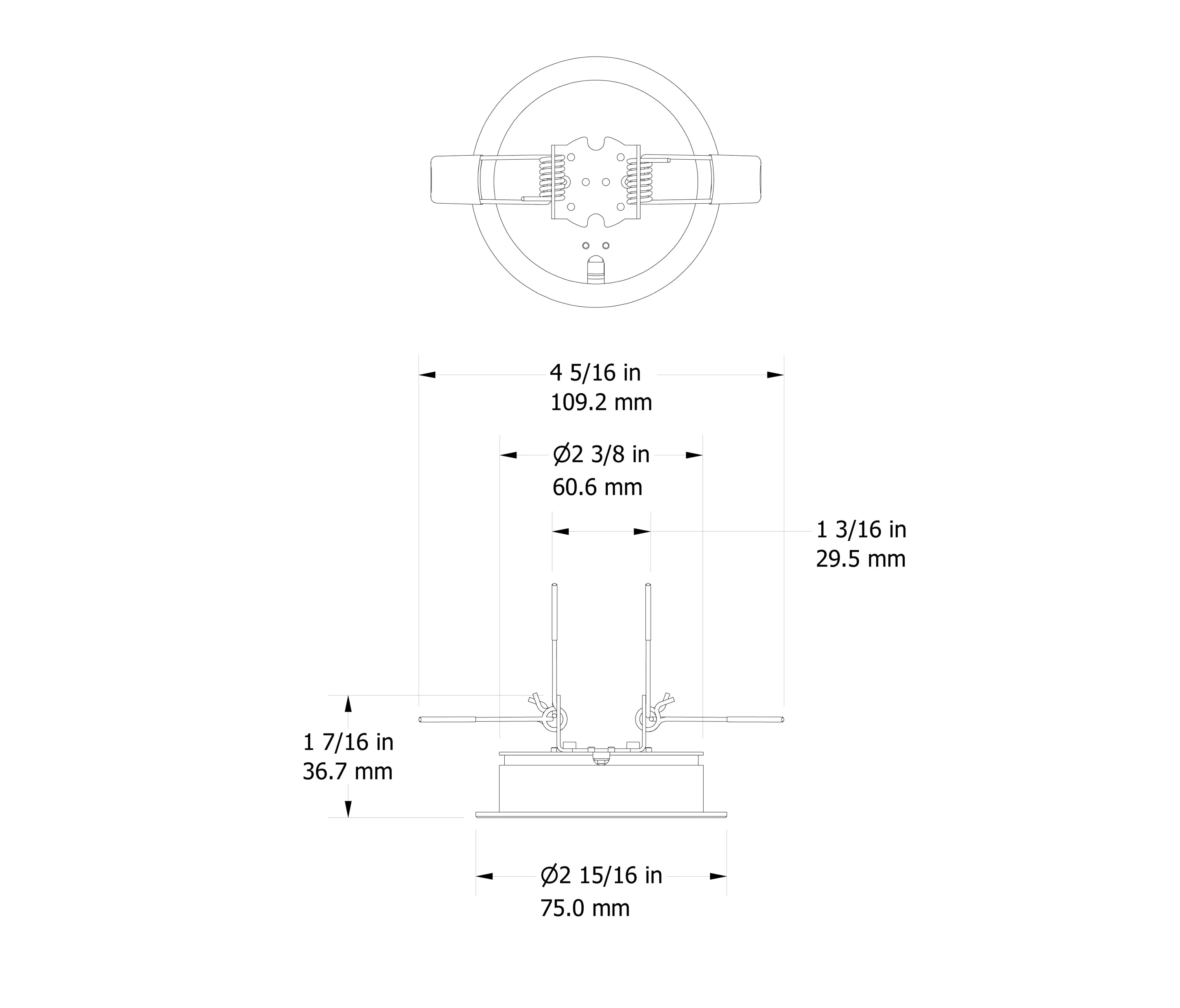 MP Lighting - L506-L66 | black