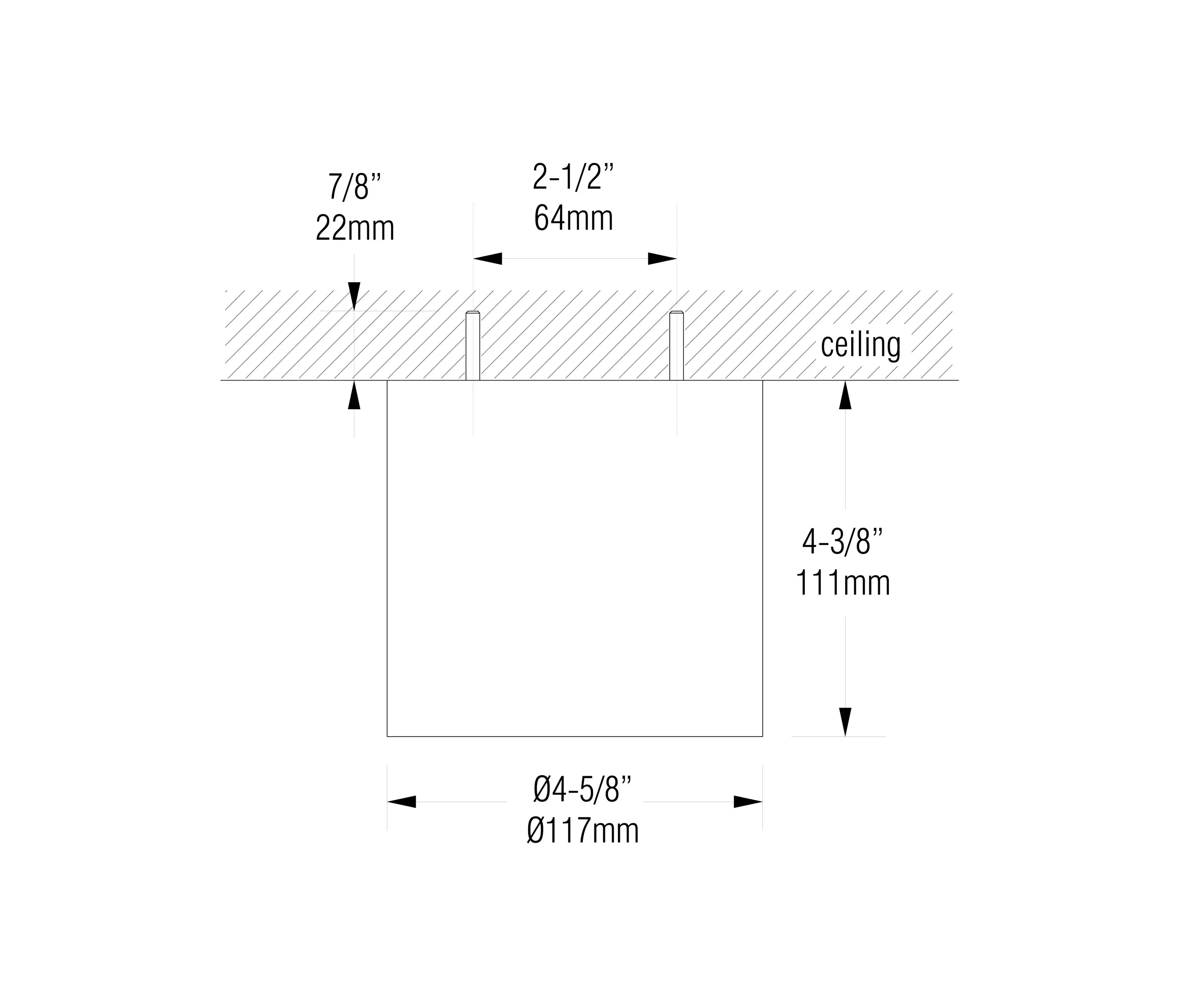 MP Lighting - L600 | matte clear anodized