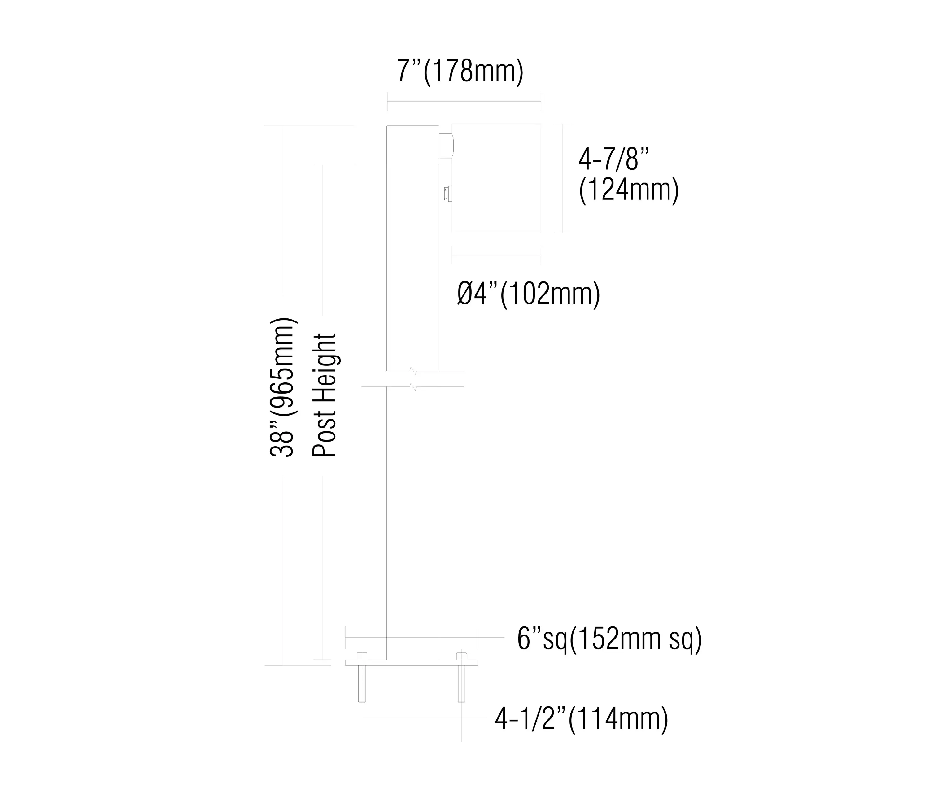 MP Lighting - L900 | matte clear anodized