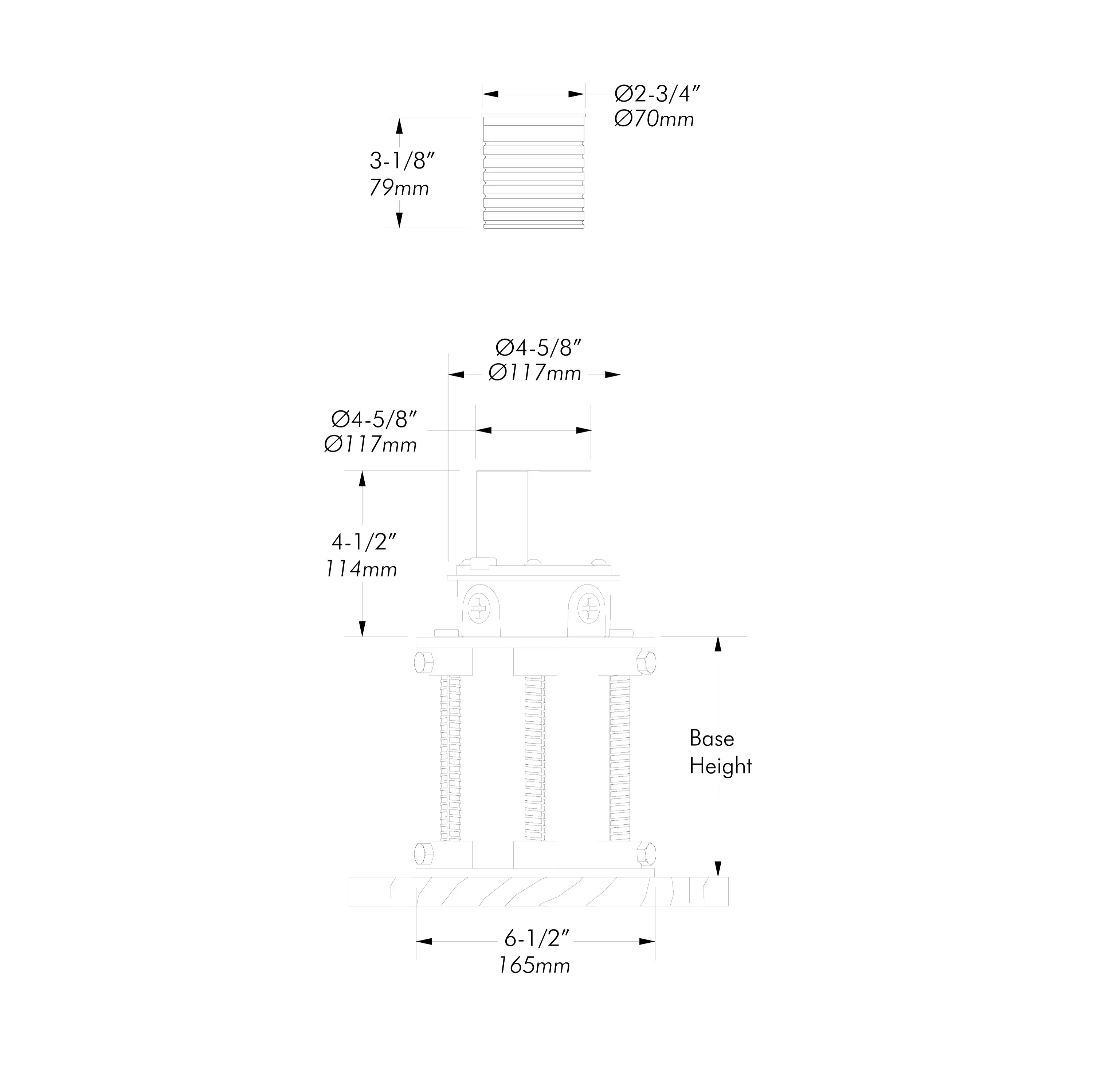 MP Lighting - L364-L05 | matte clear anodized