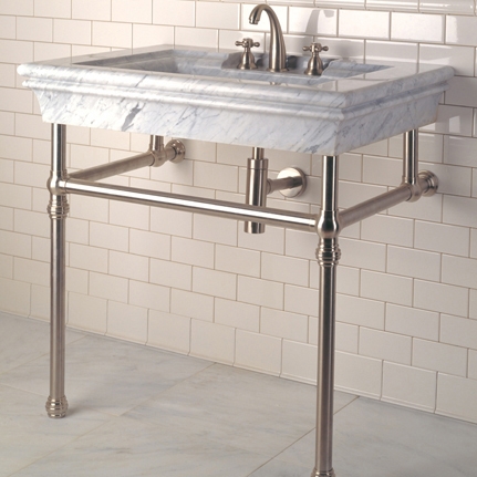 Mostrar el producto Bordeaux Vanity, Carrara Marble del fabricante Stone Forest