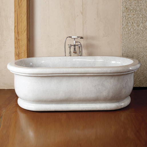 Display product Roman Bathtub, Carrara Marble from manufacturer Stone Forest
