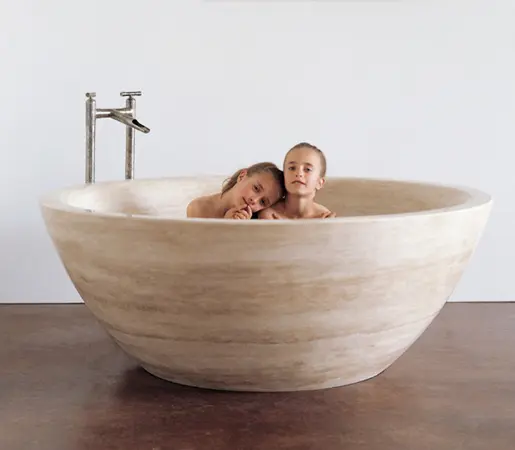 Stone Forest - Round Bathtub