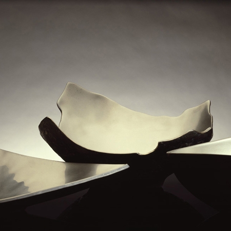 Display product Zen, Chalice, and Papillon Vessel Sinks, White Bronze from manufacturer Stone Forest