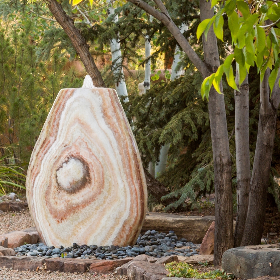 Display product Pebble Fountain from manufacturer Stone Forest