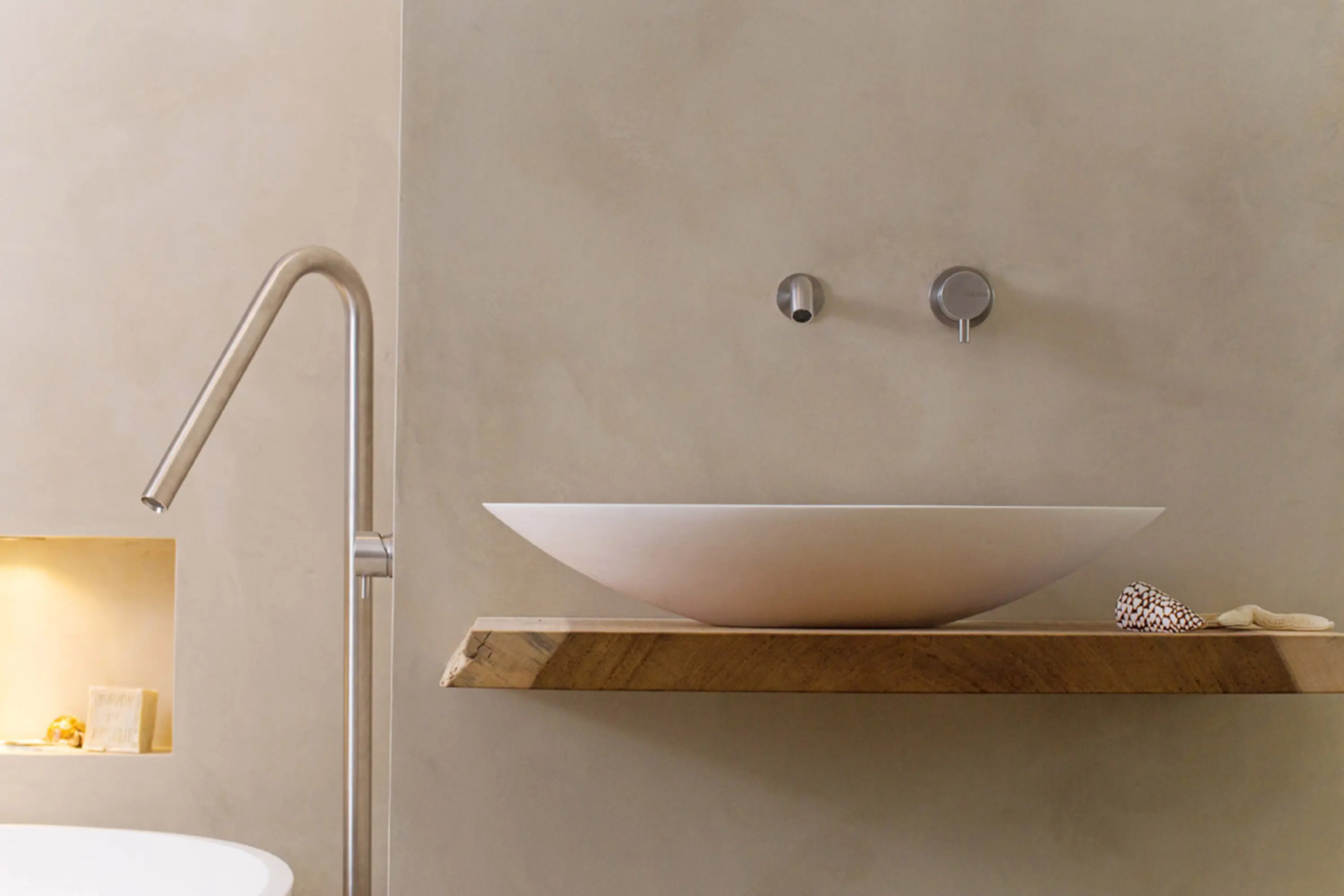 COCOON - MONO SET44 | Deck mounted bath set