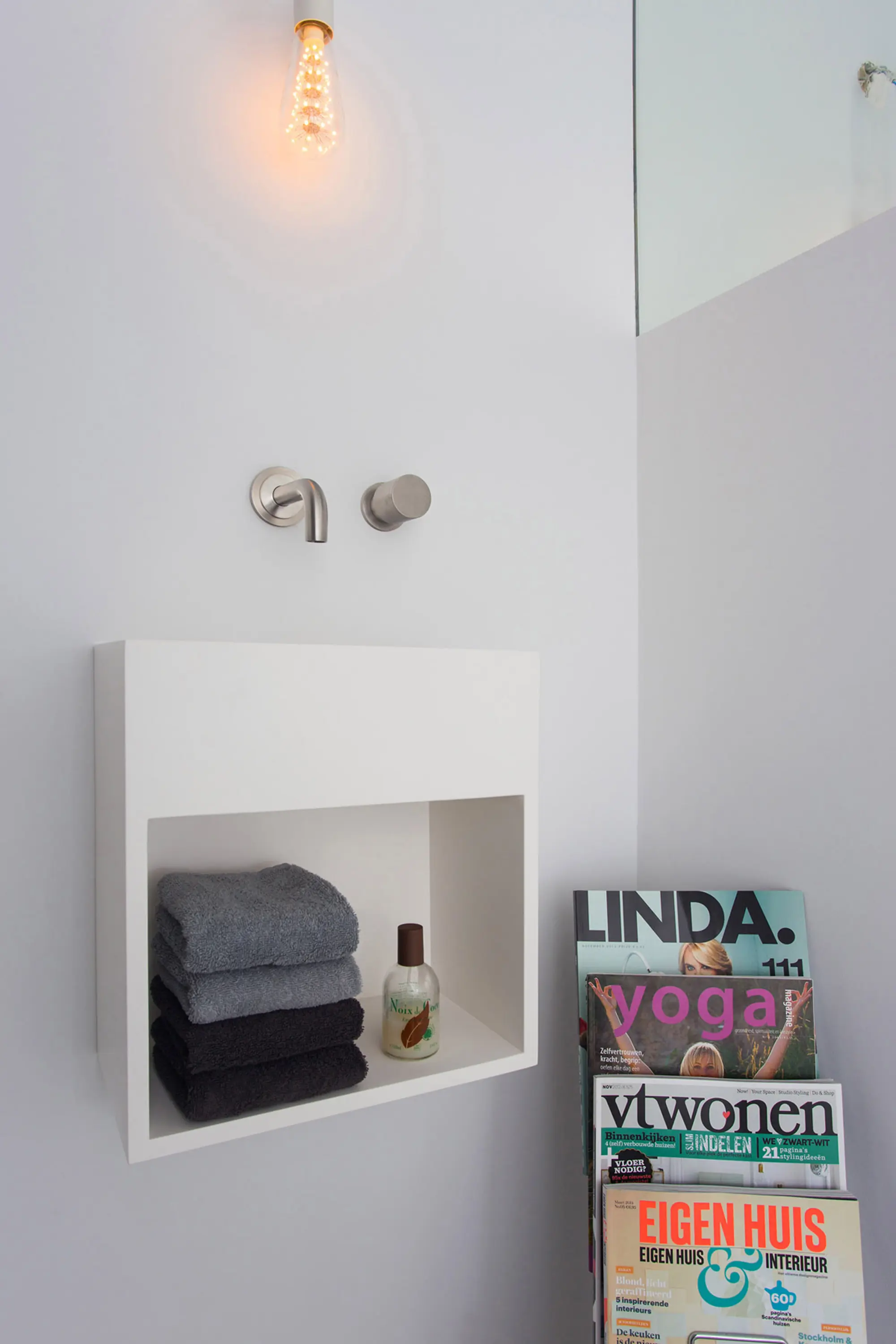 COCOON - MONO SET02 | Wall mounted basin mixer with spout