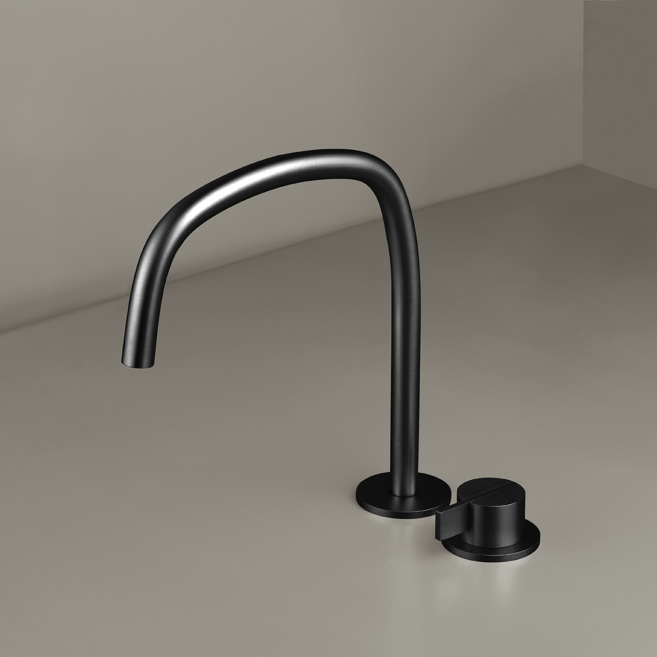 PB SET11 | Deck mounted basin mixer with swivel spout