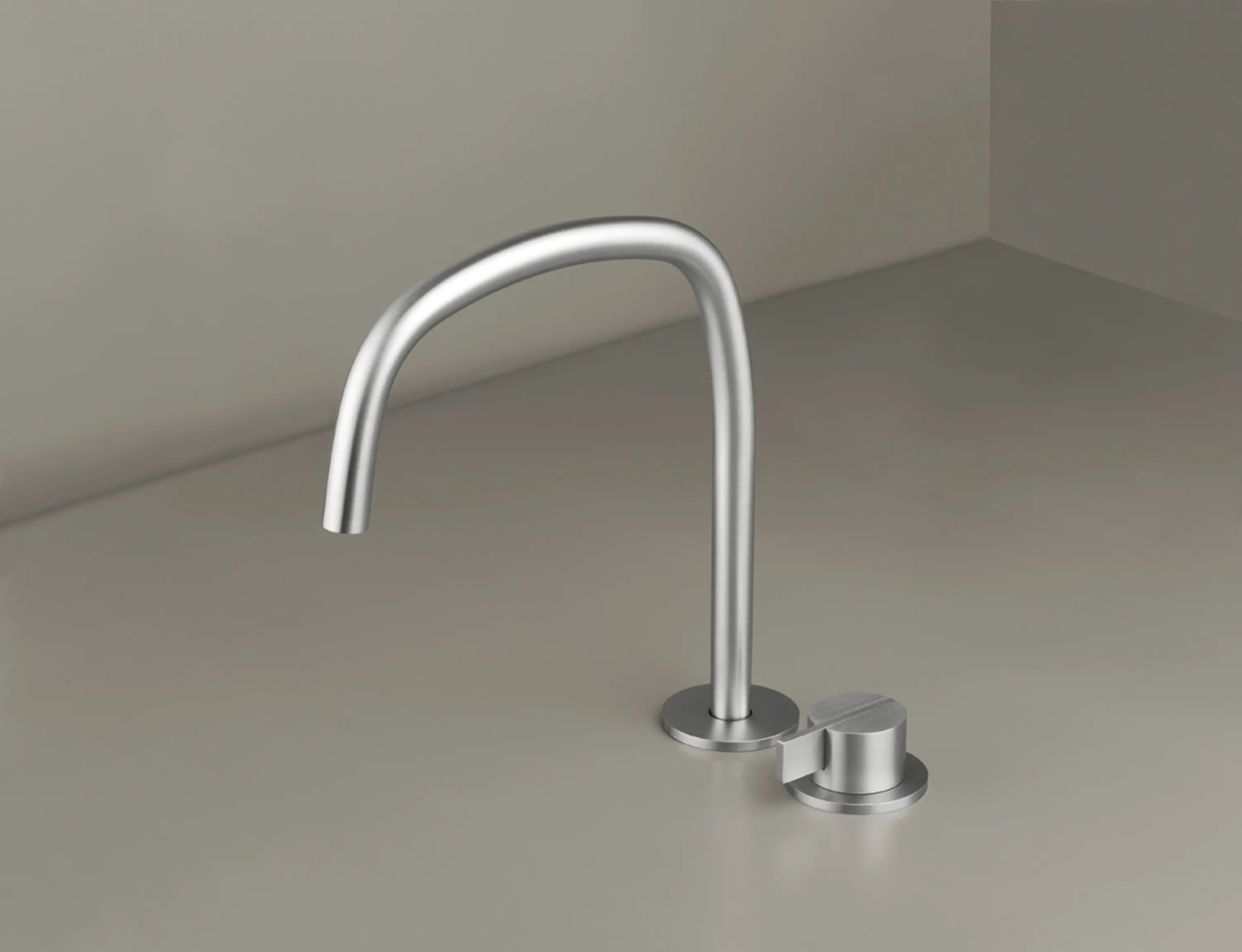COCOON - PB SET11 | Deck mounted basin mixer with swivel spout