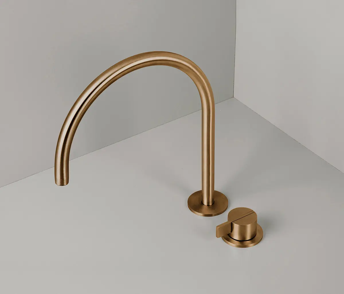 COCOON - PB SET12 | Deck mounted basin mixer with swivel spout