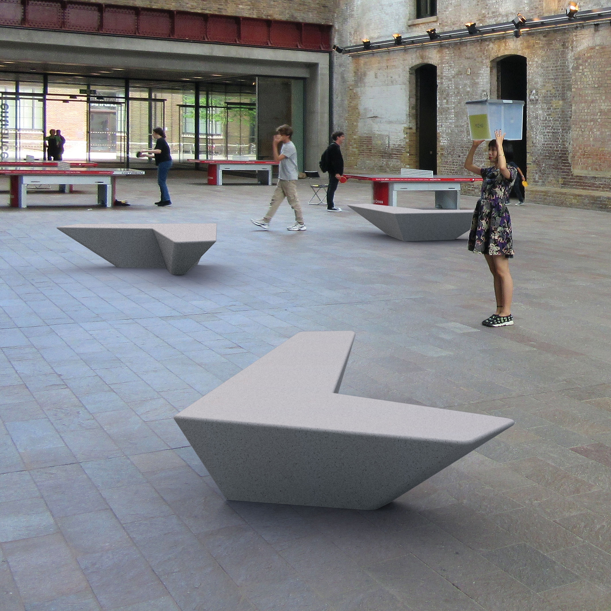Display product Arrow Bench from manufacturer Bellitalia