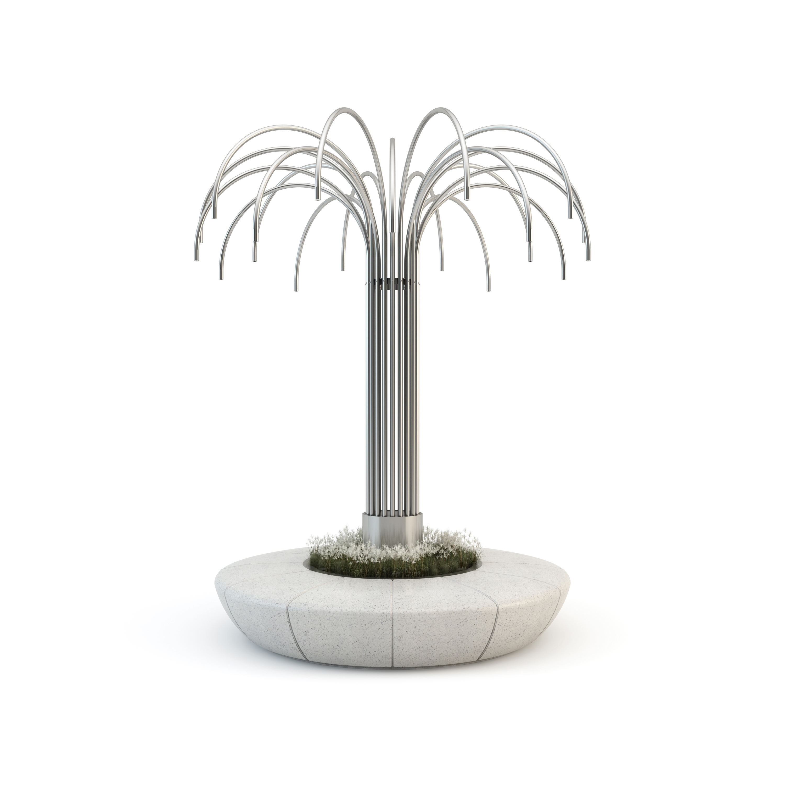Olimpo Lighting Tree Planter/Bench