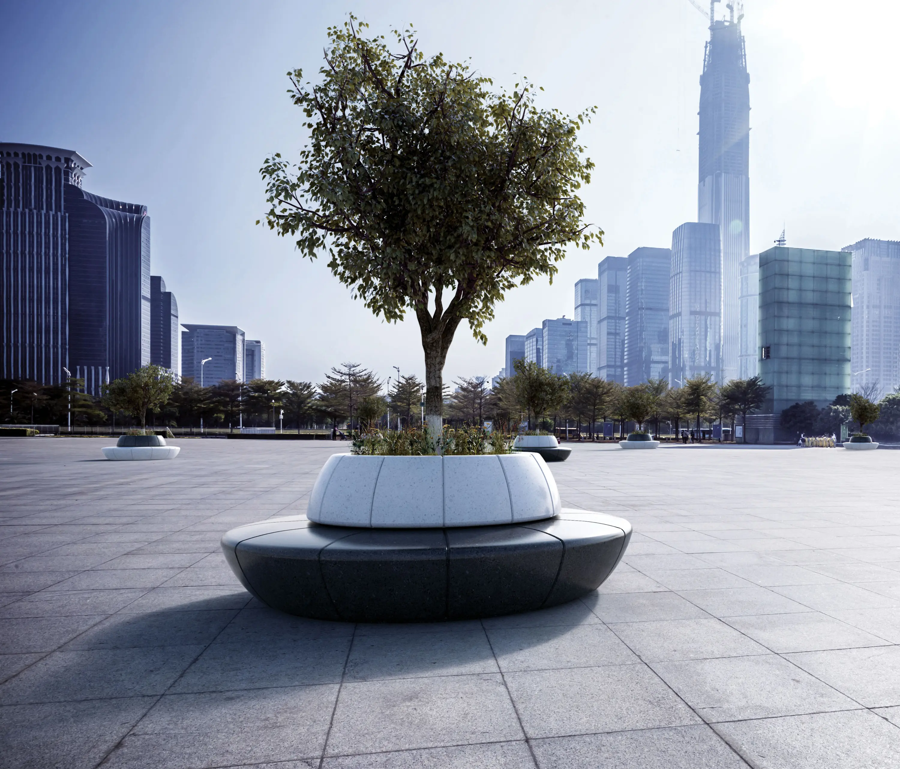 Bellitalia - Olimpo Backrest Planter/Bench