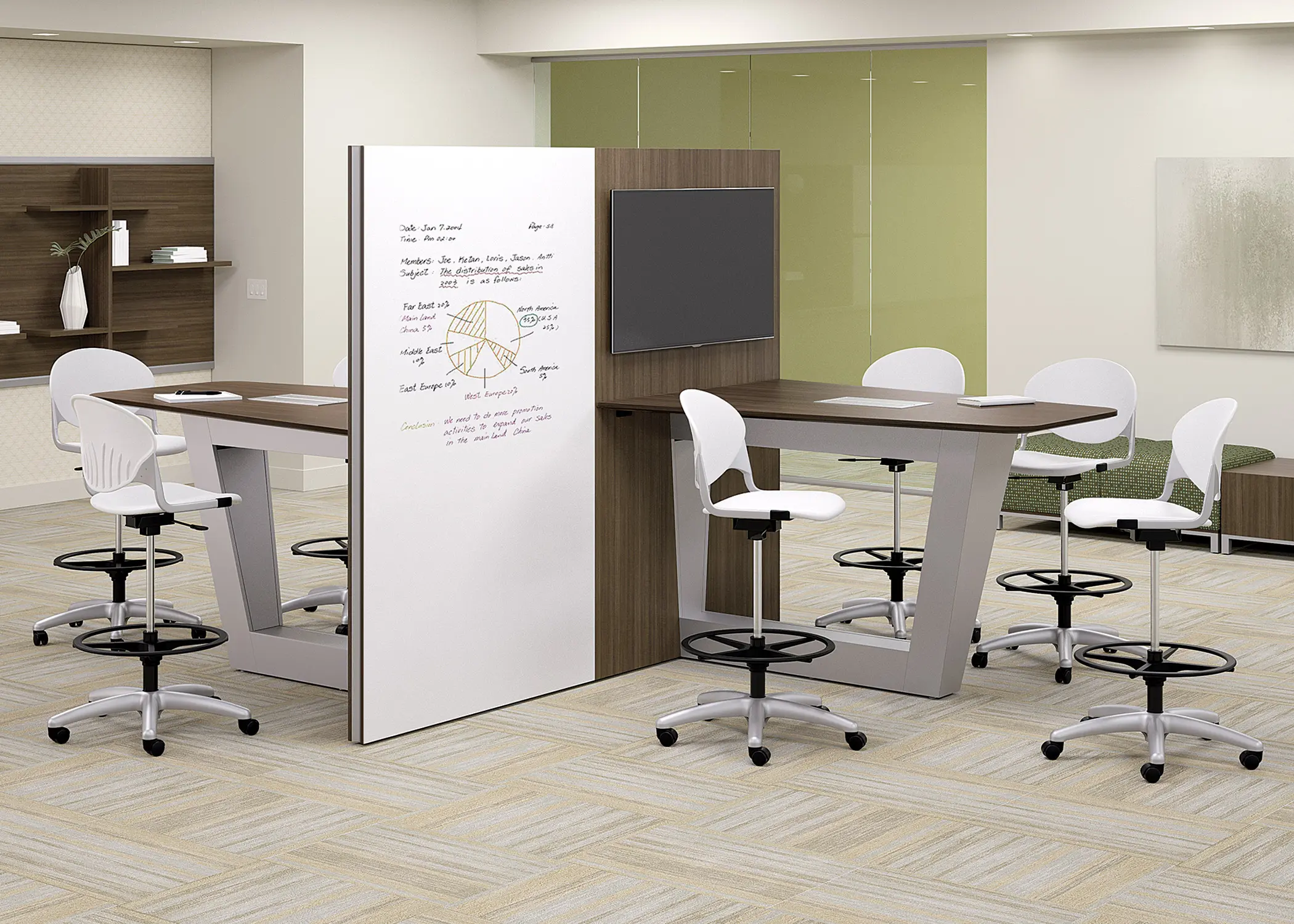 Kimball International - Mio Collaborative Table