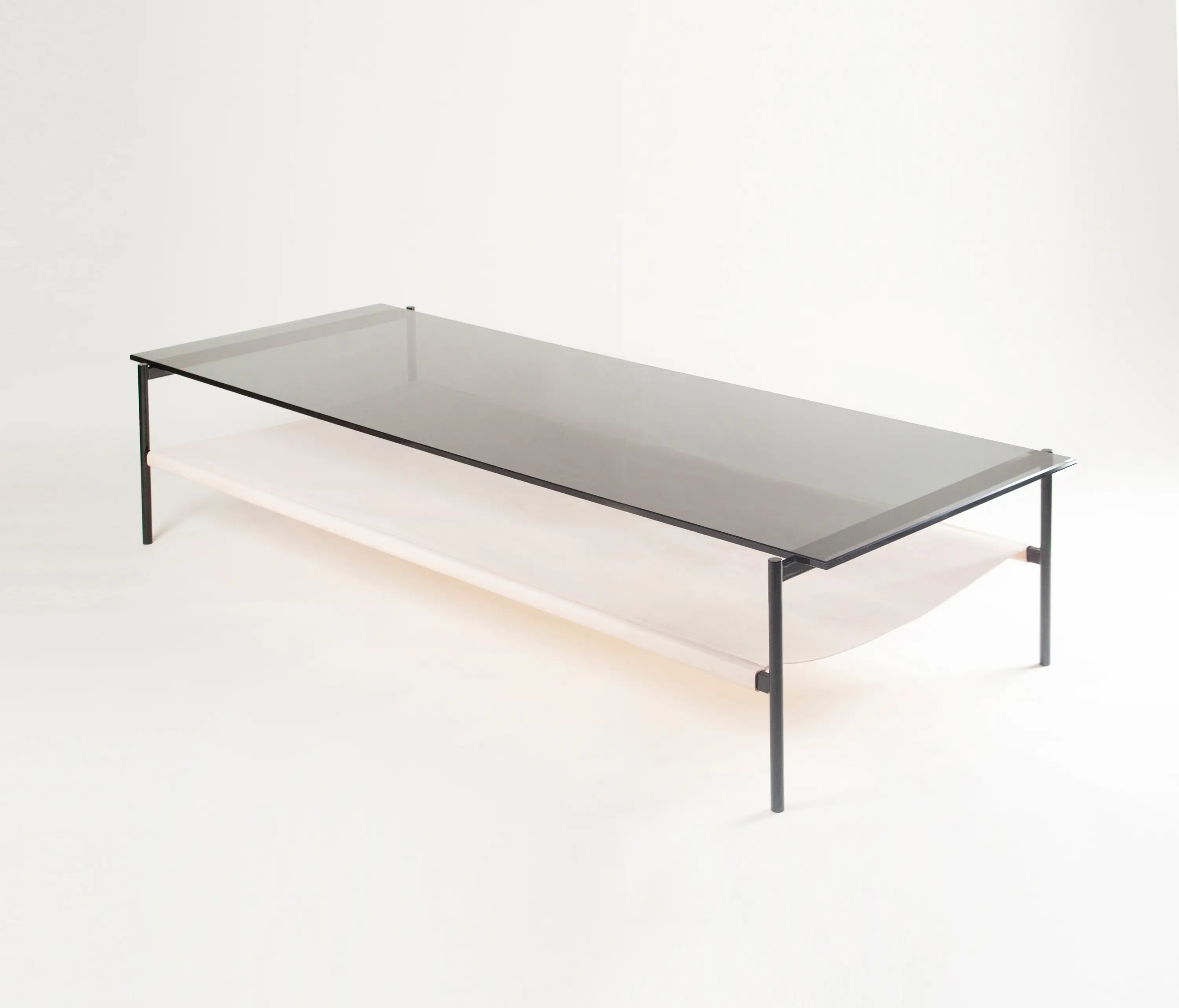 Yield - Duotone Rectangular Coffee Table | Black / Tan