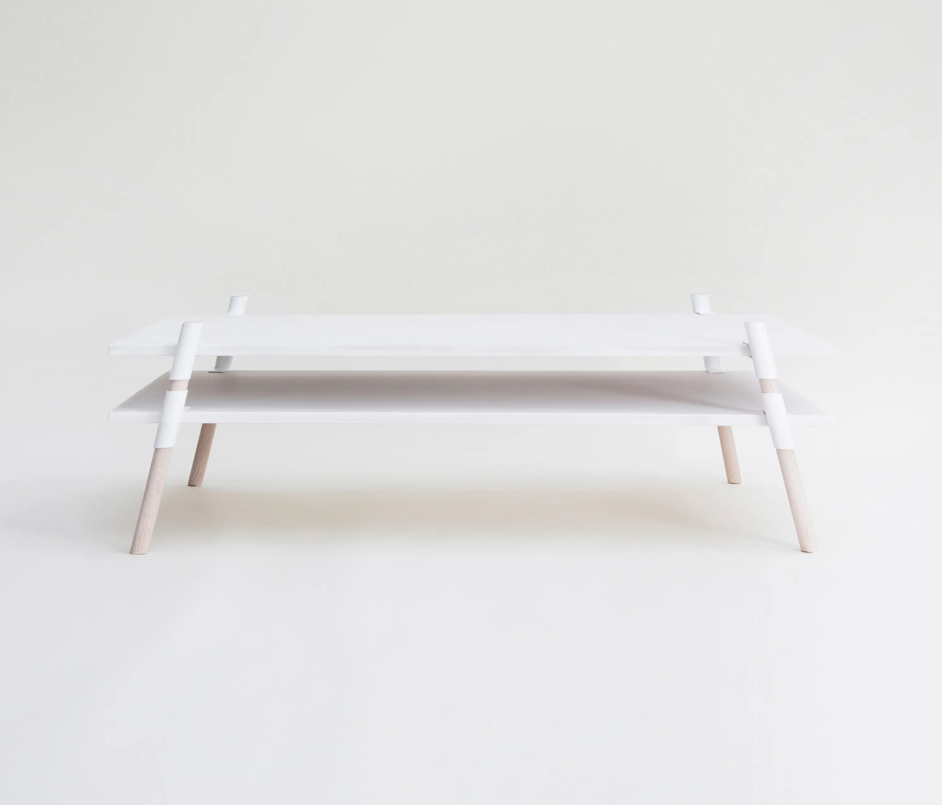 Yield - Italic 2-Tier Coffee Table | Bleached Alder