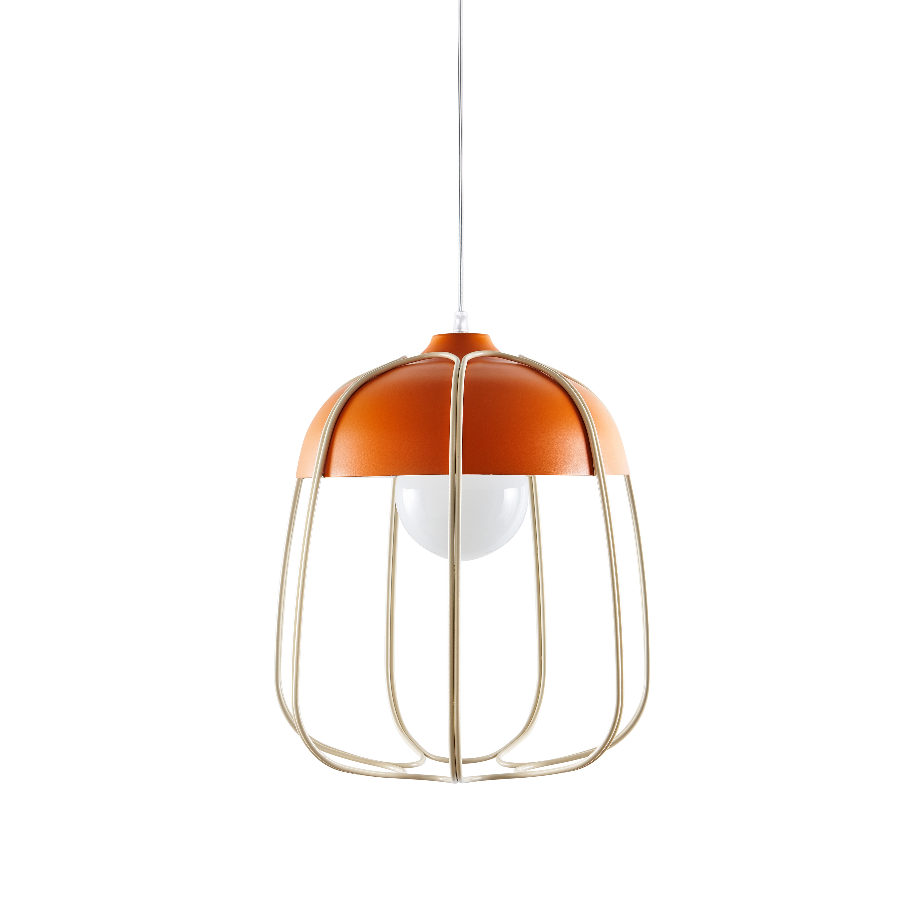 Tull - Sospensione arancione/beige