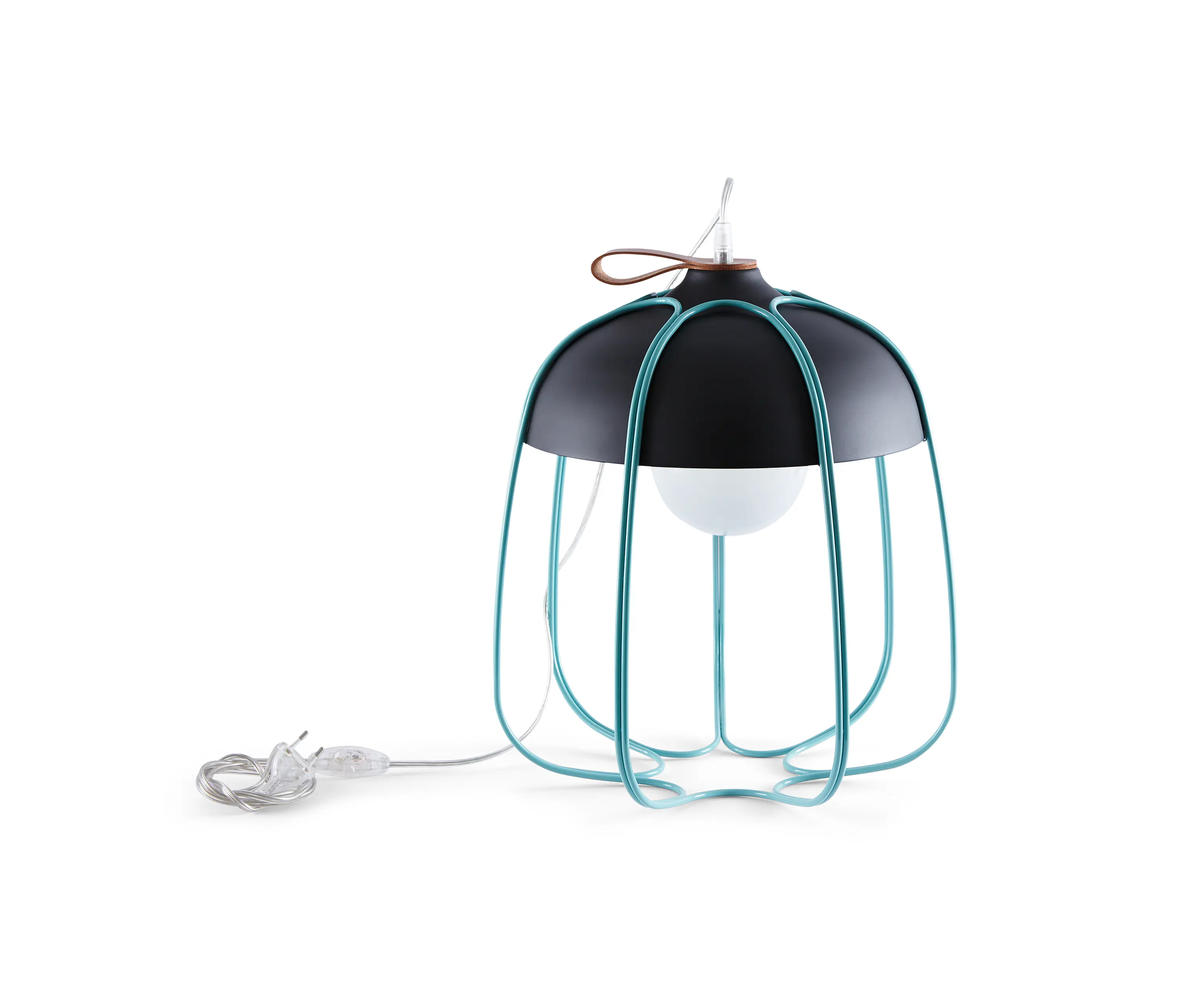 Incipit Lab srl - Tull - Desk/floor anthracite/turquoise