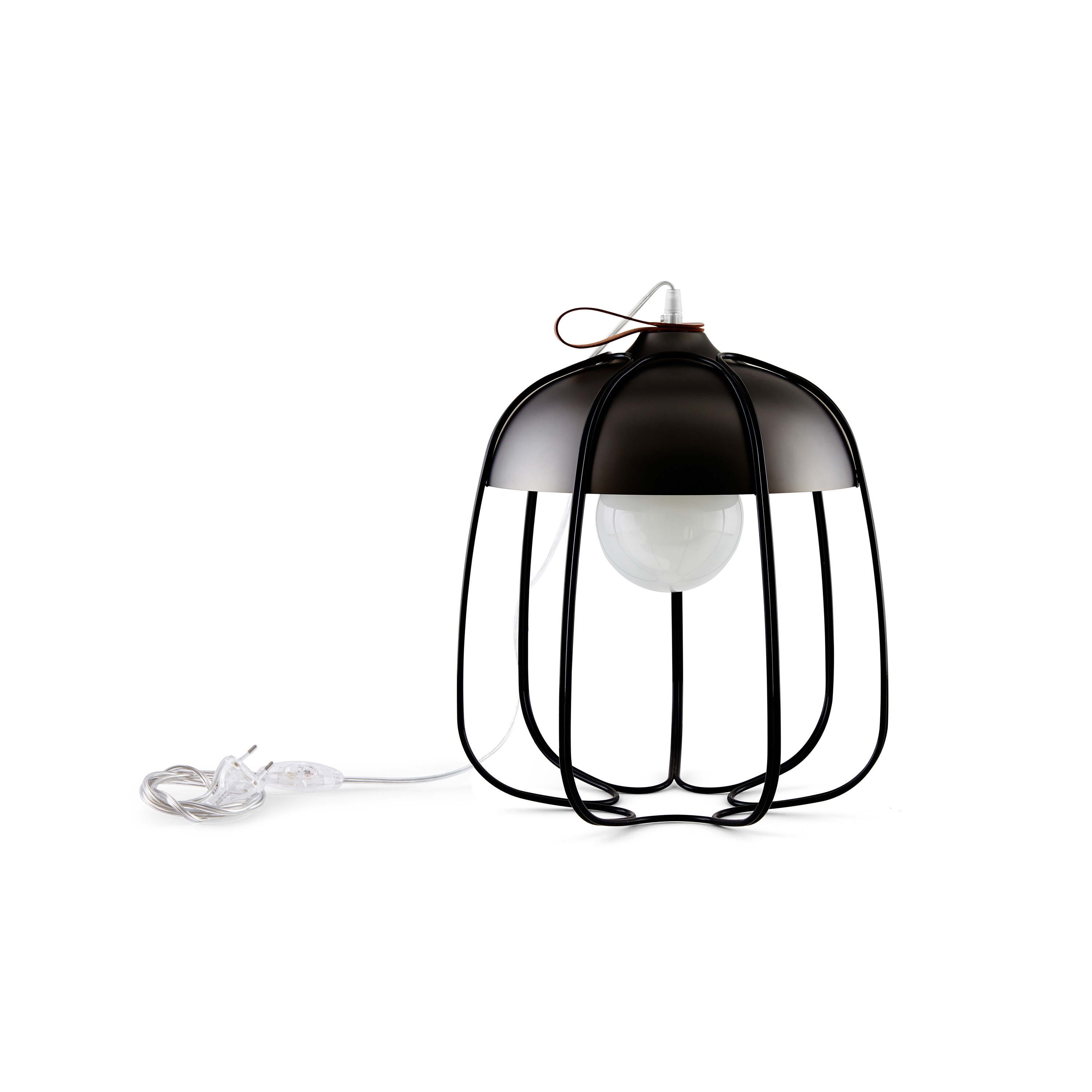 Tull - Desk/floor black nickel/black