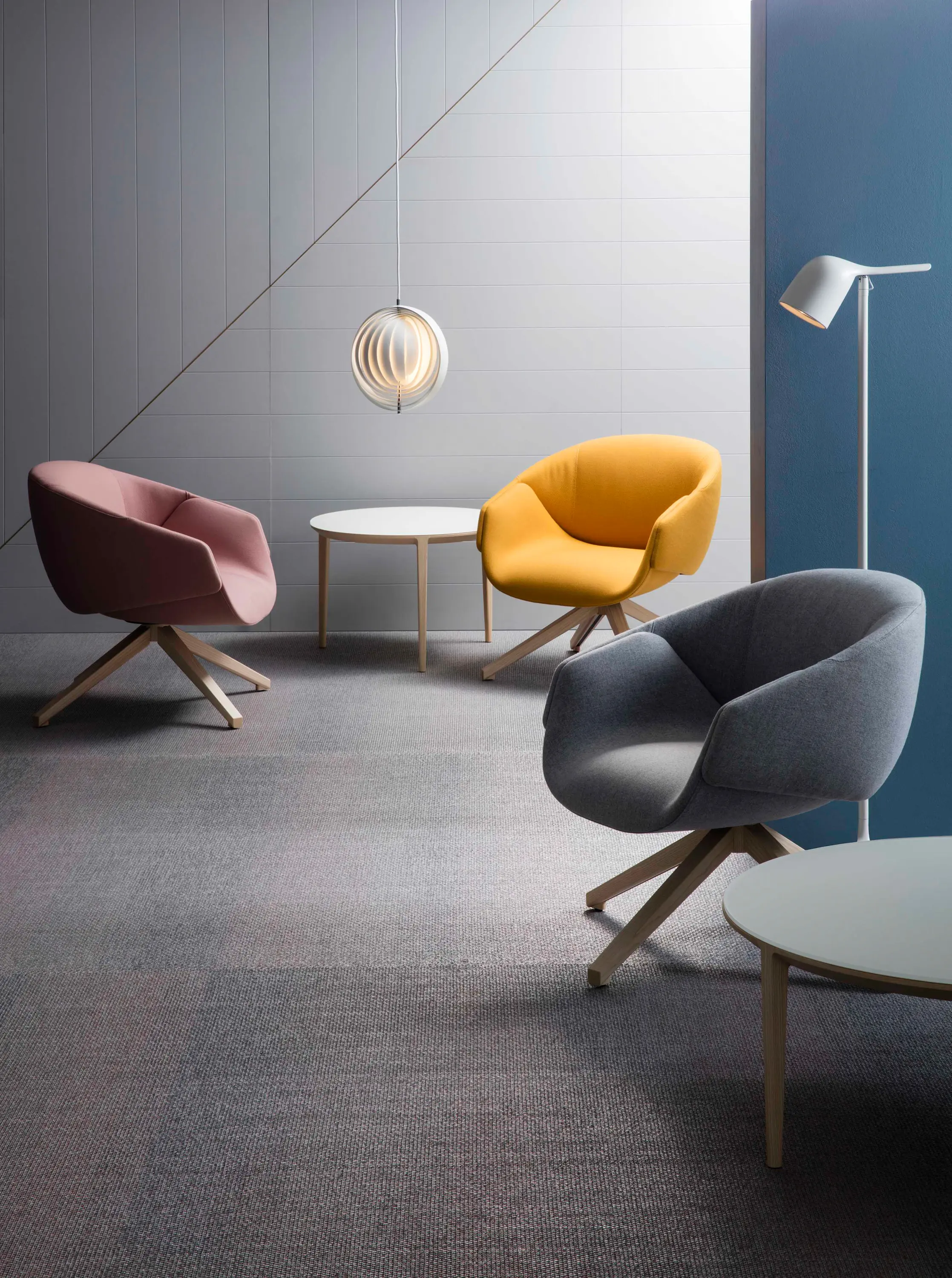 SP01 - Anita Armchair Low Back with Swivel Base