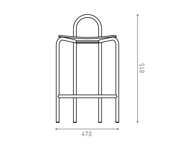 SP01 - Michelle Bar Stool - Low