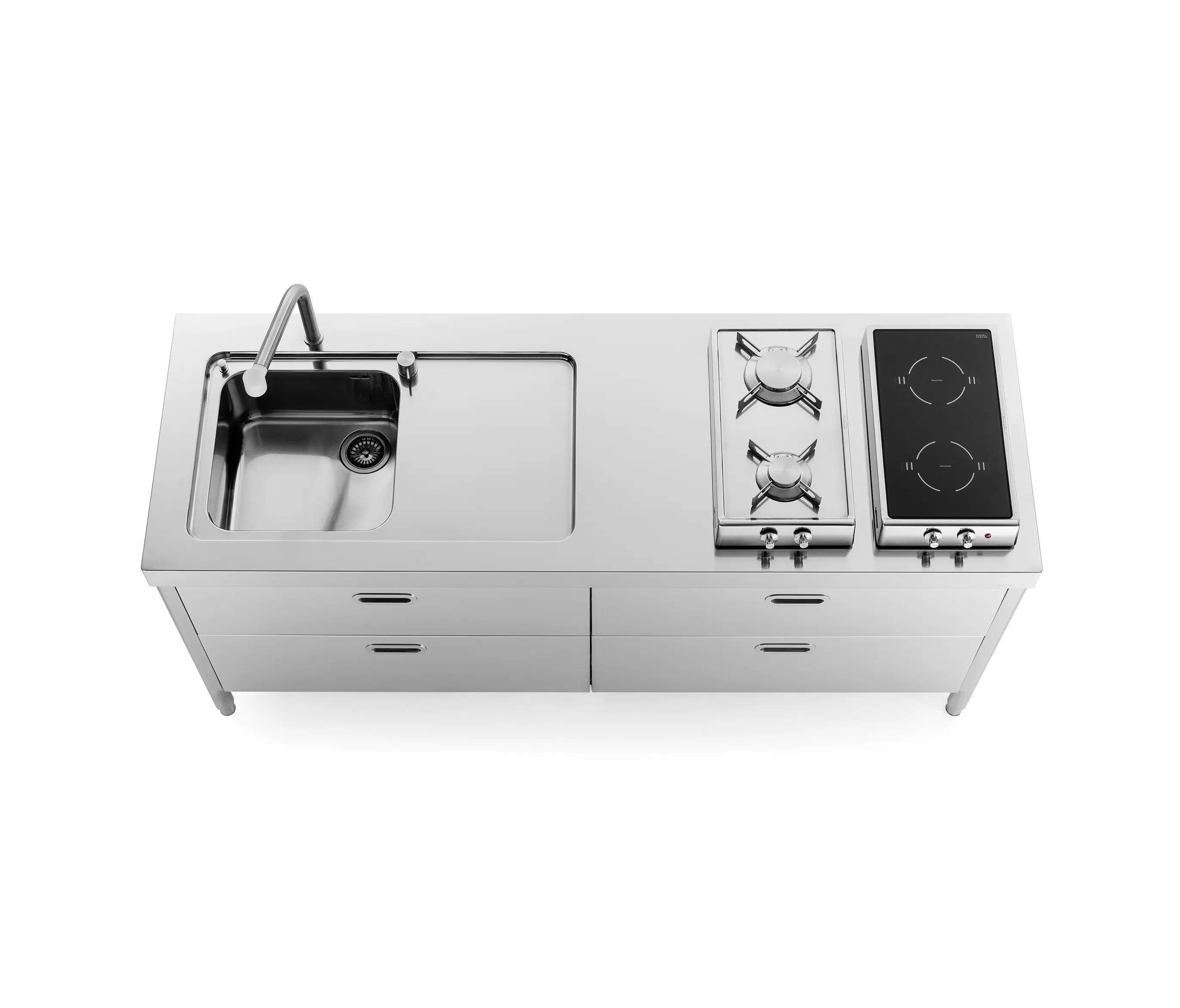 ALPES-INOX - Washing and cooking kitchens LC190-C90+C90/1