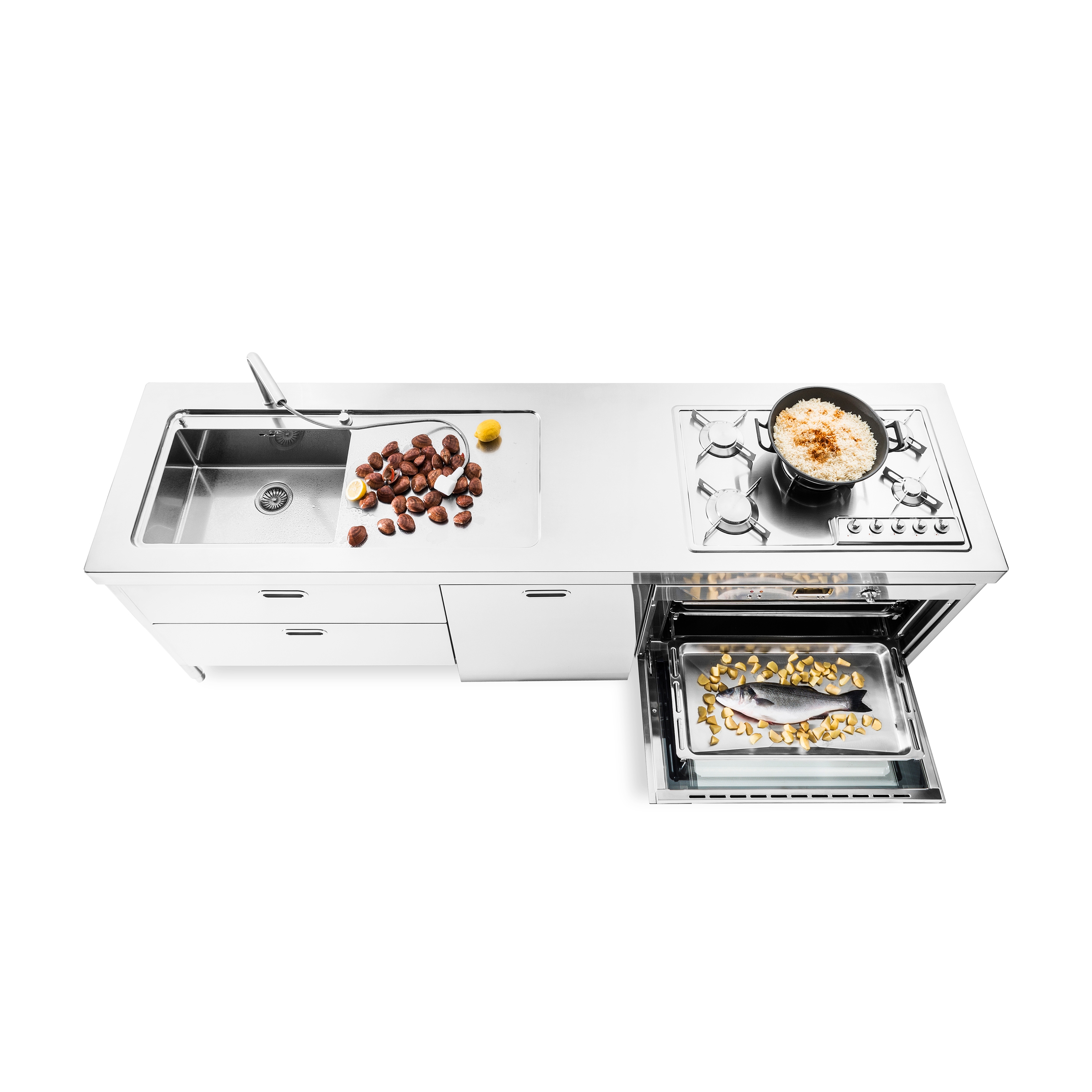 Produkt Waschen-kochen-Küchen
LC250-C90+L60+F90/1 des Herstellers ALPES-INOX anzeigen