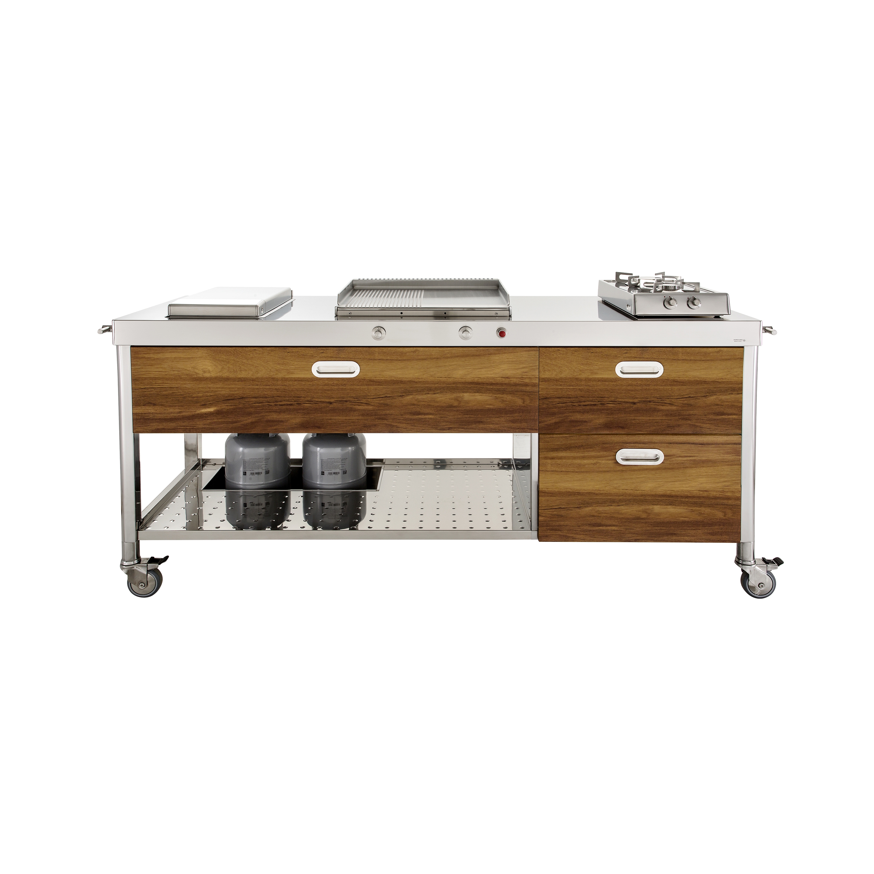 Afficher le produit Outdoor kitchens OUT190-C120+C60/1 du fabricant ALPES-INOX