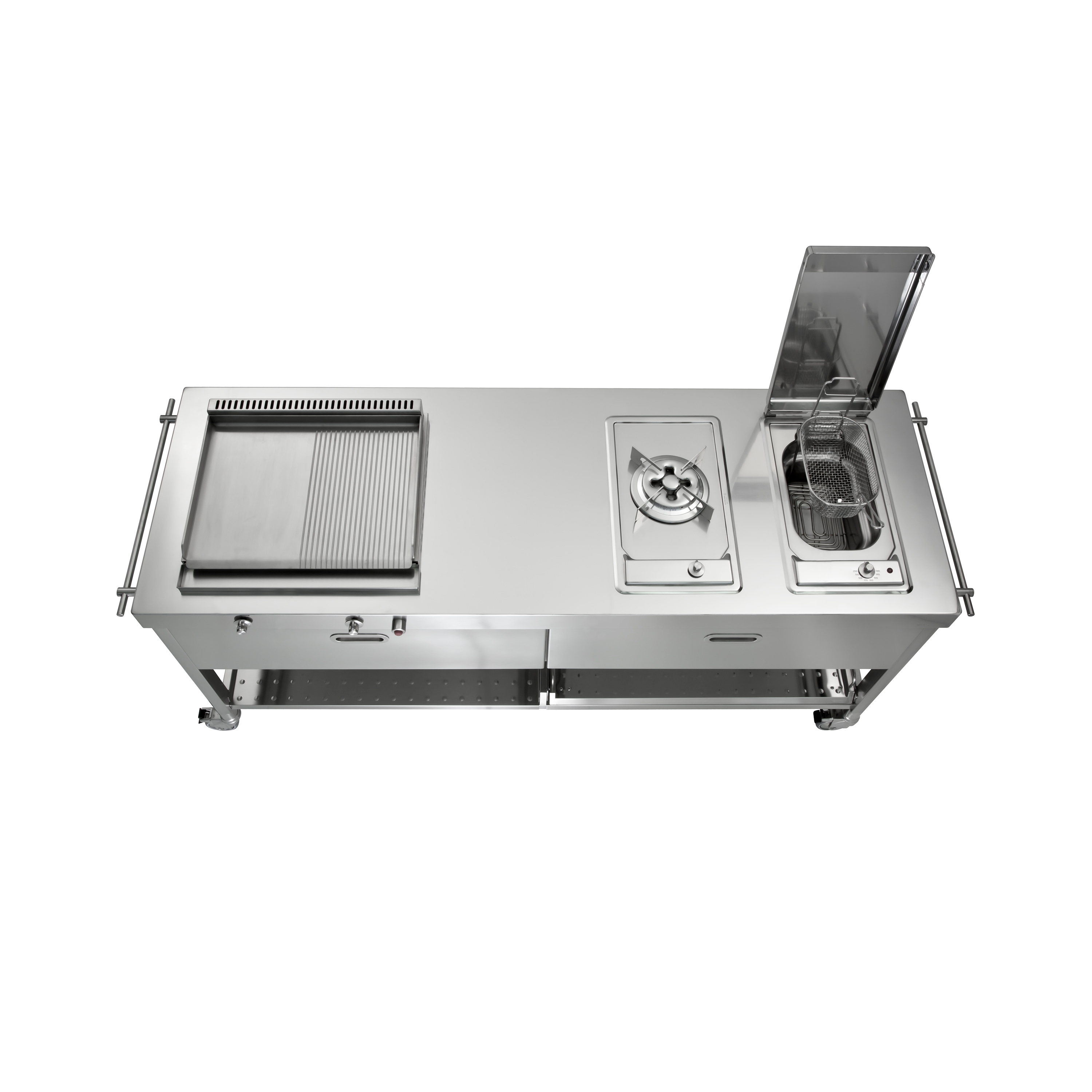 Afficher le produit Outdoor kitchens OUT190-C90+C90/2 du fabricant ALPES-INOX