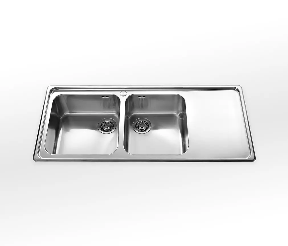 ALPES-INOX - Built-in sink Basic 117/2V1SL